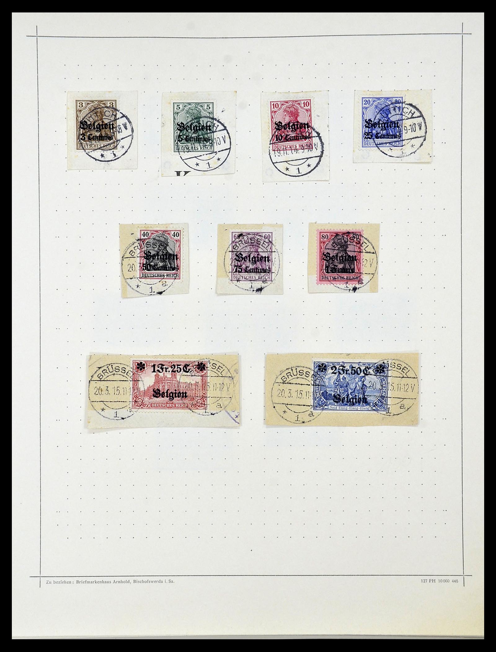 34108 003 - Stamp collection 34108 German territories 1914-1920.