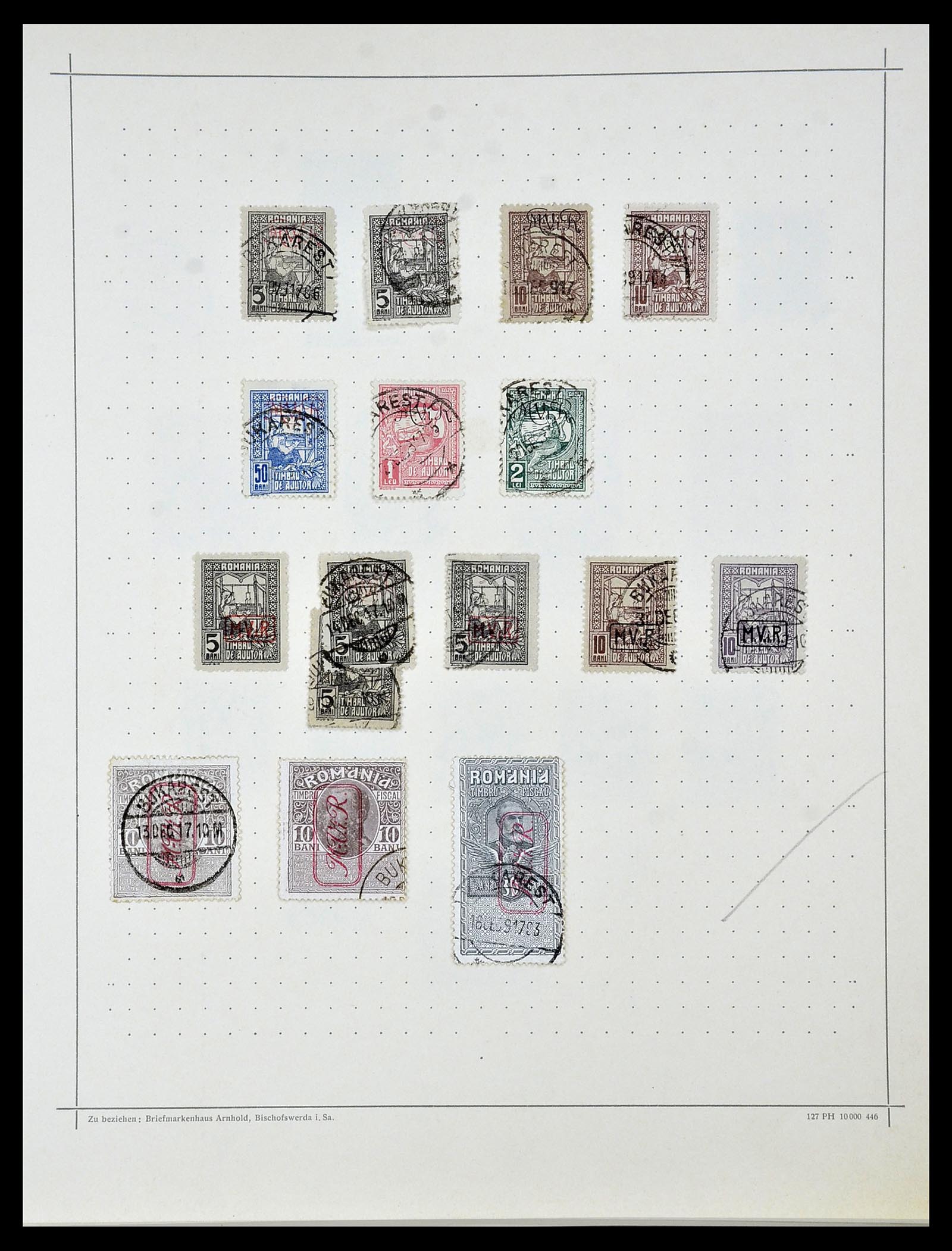 34108 008 - Stamp collection 34108 German territories 1914-1920.