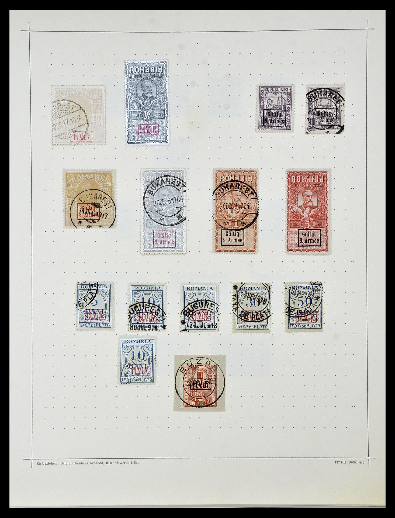 34108 009 - Postzegelverzameling 34108 Duitse Gebieden 1914-1920.