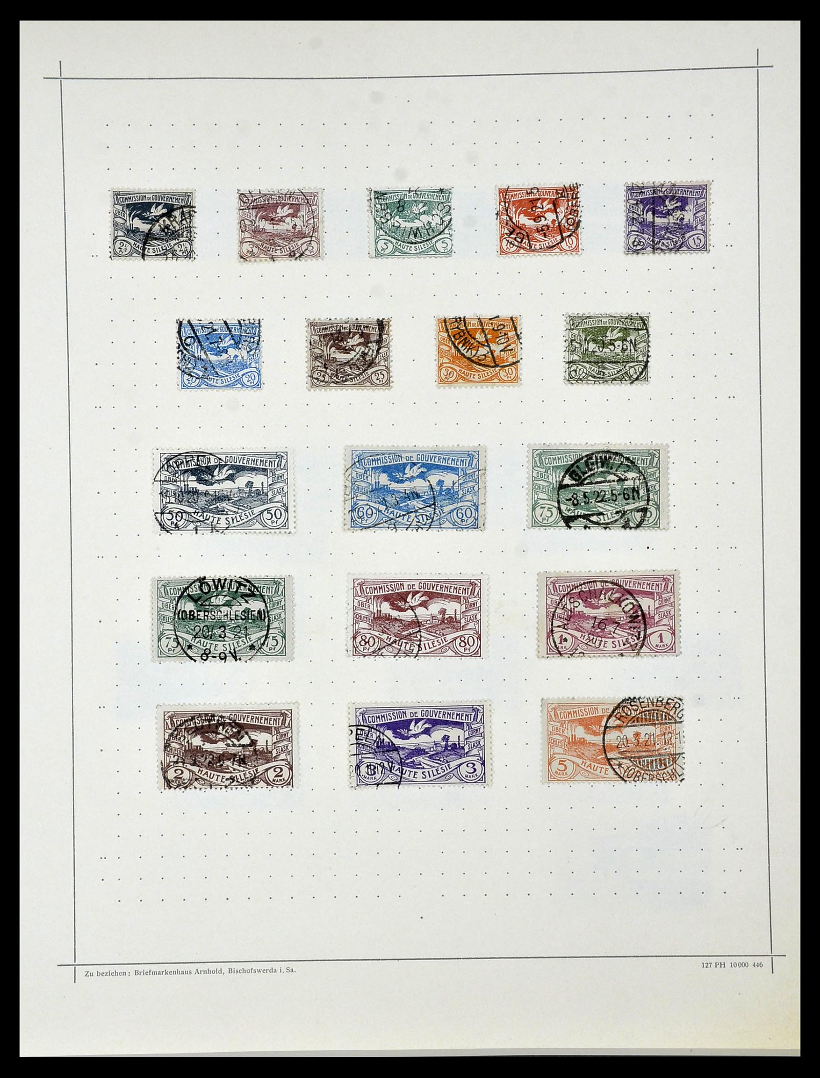 34108 019 - Postzegelverzameling 34108 Duitse Gebieden 1914-1920.
