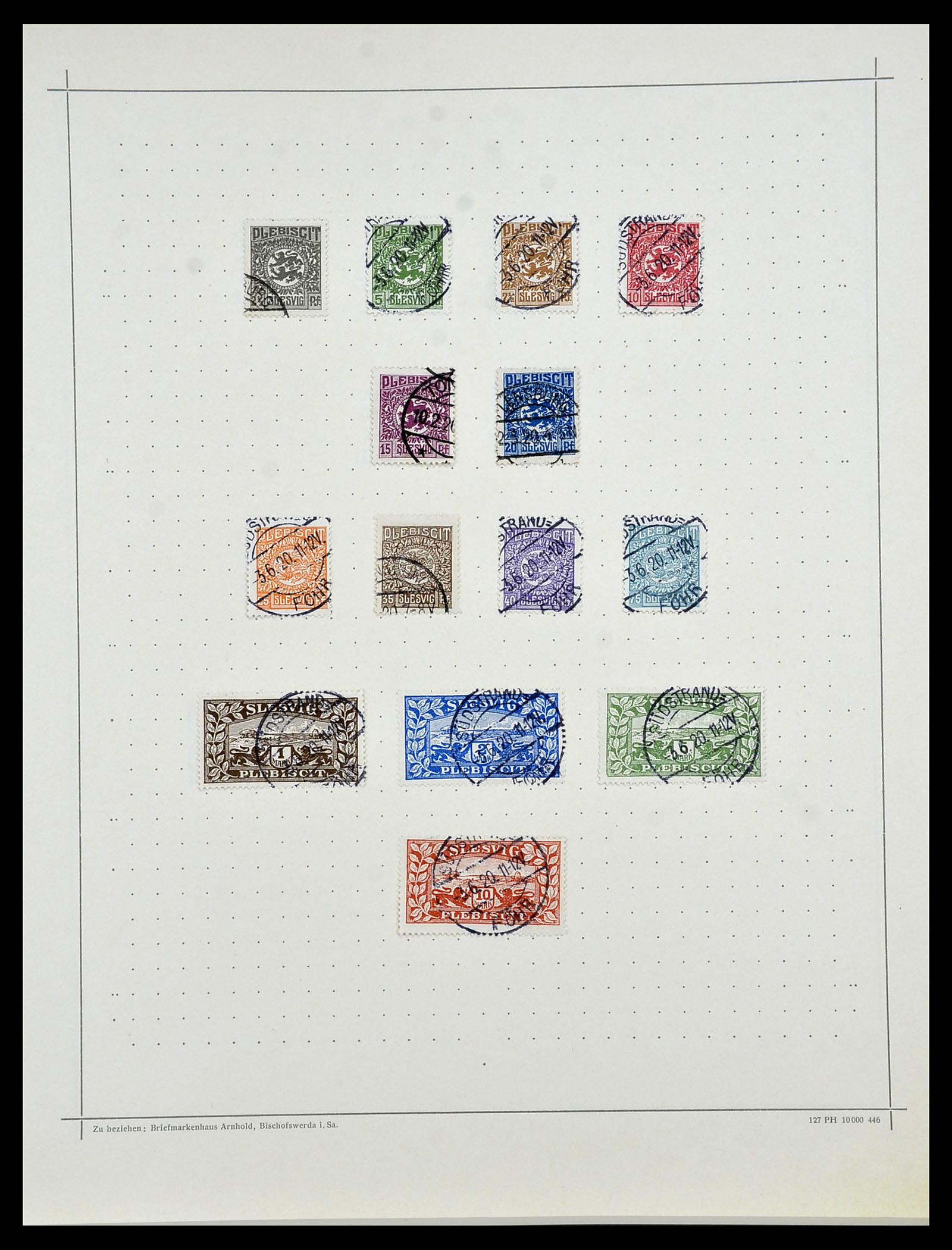 34108 022 - Postzegelverzameling 34108 Duitse Gebieden 1914-1920.
