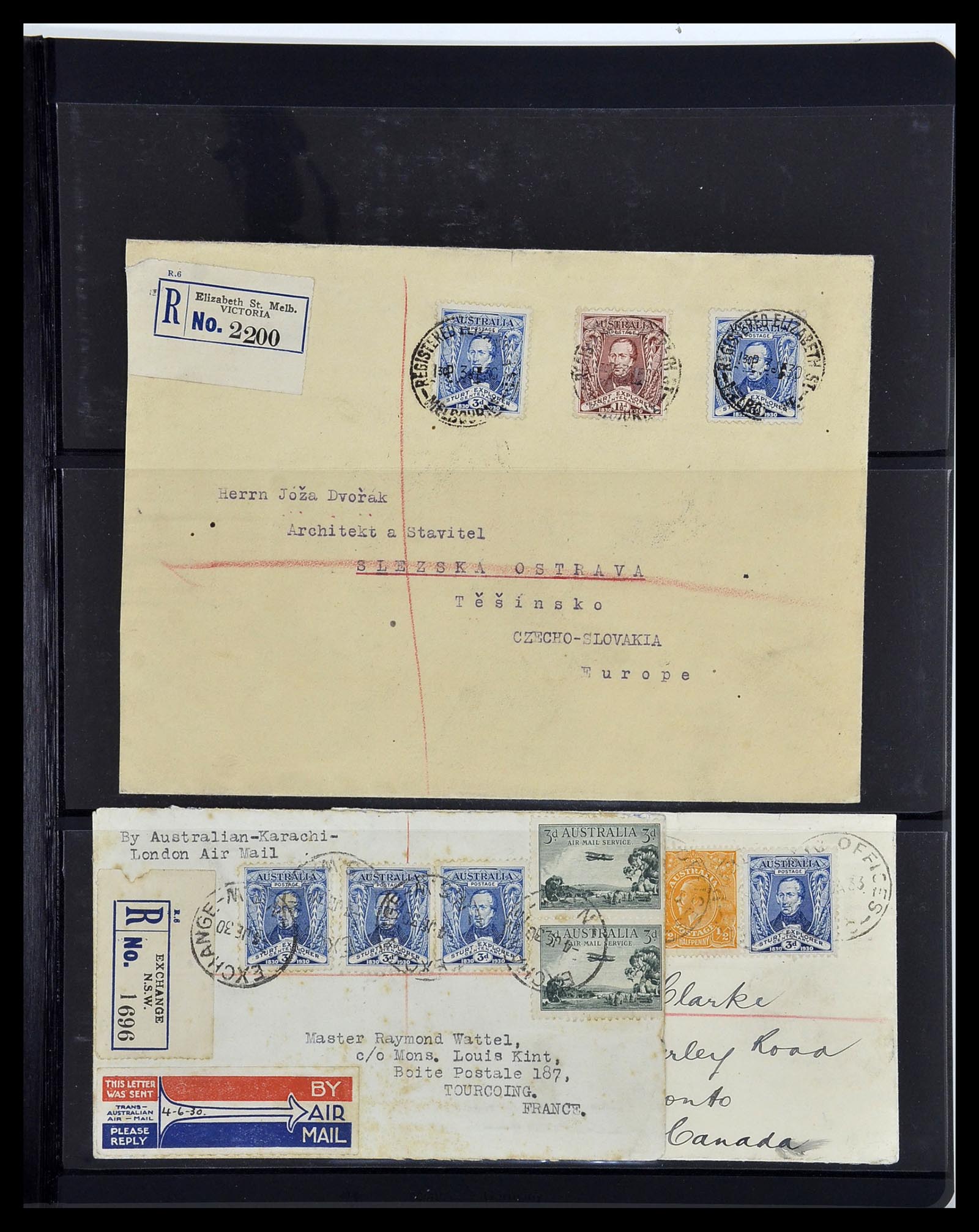 34109 003 - Stamp collection 34109 Australia 1930.