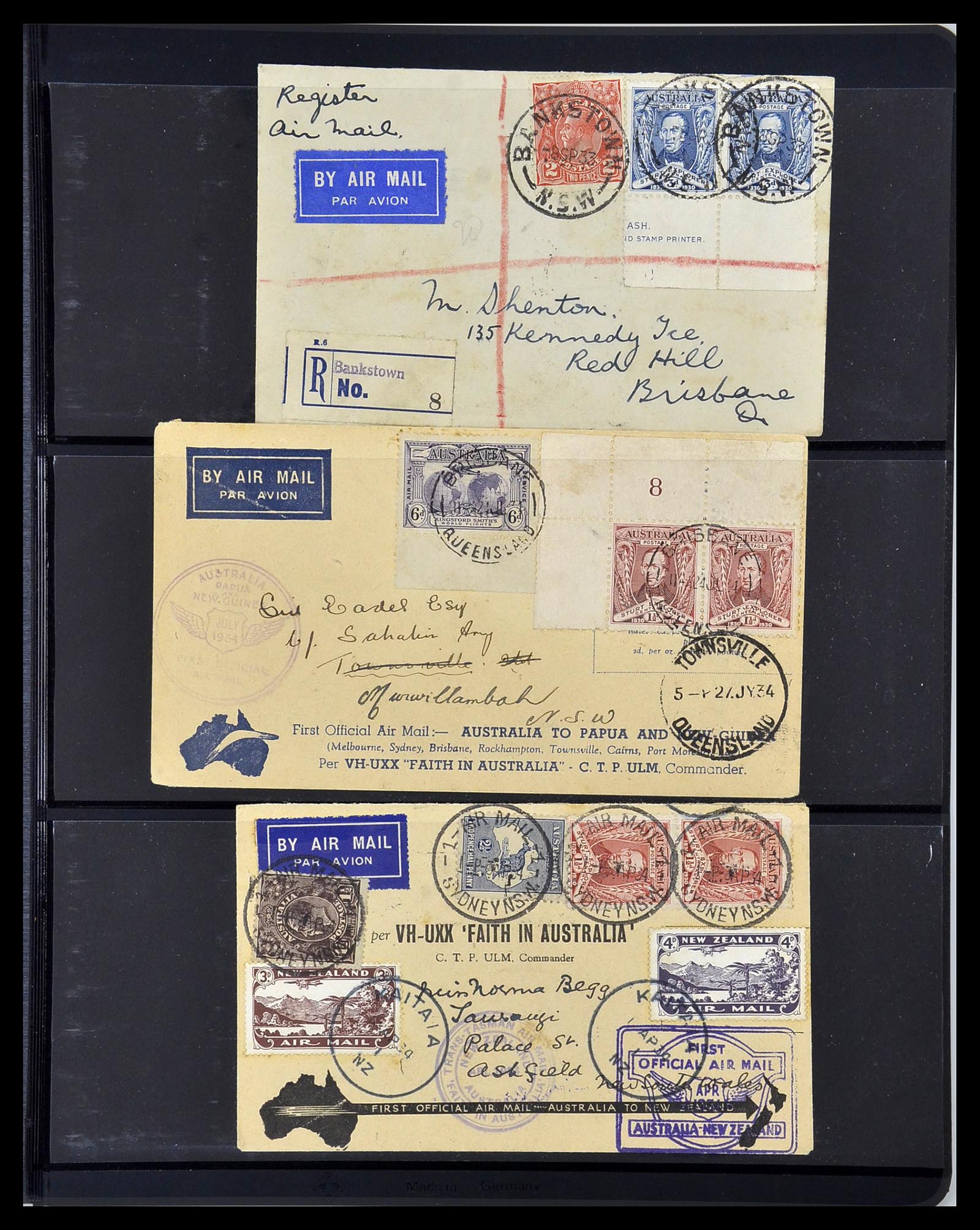 34109 005 - Stamp collection 34109 Australia 1930.