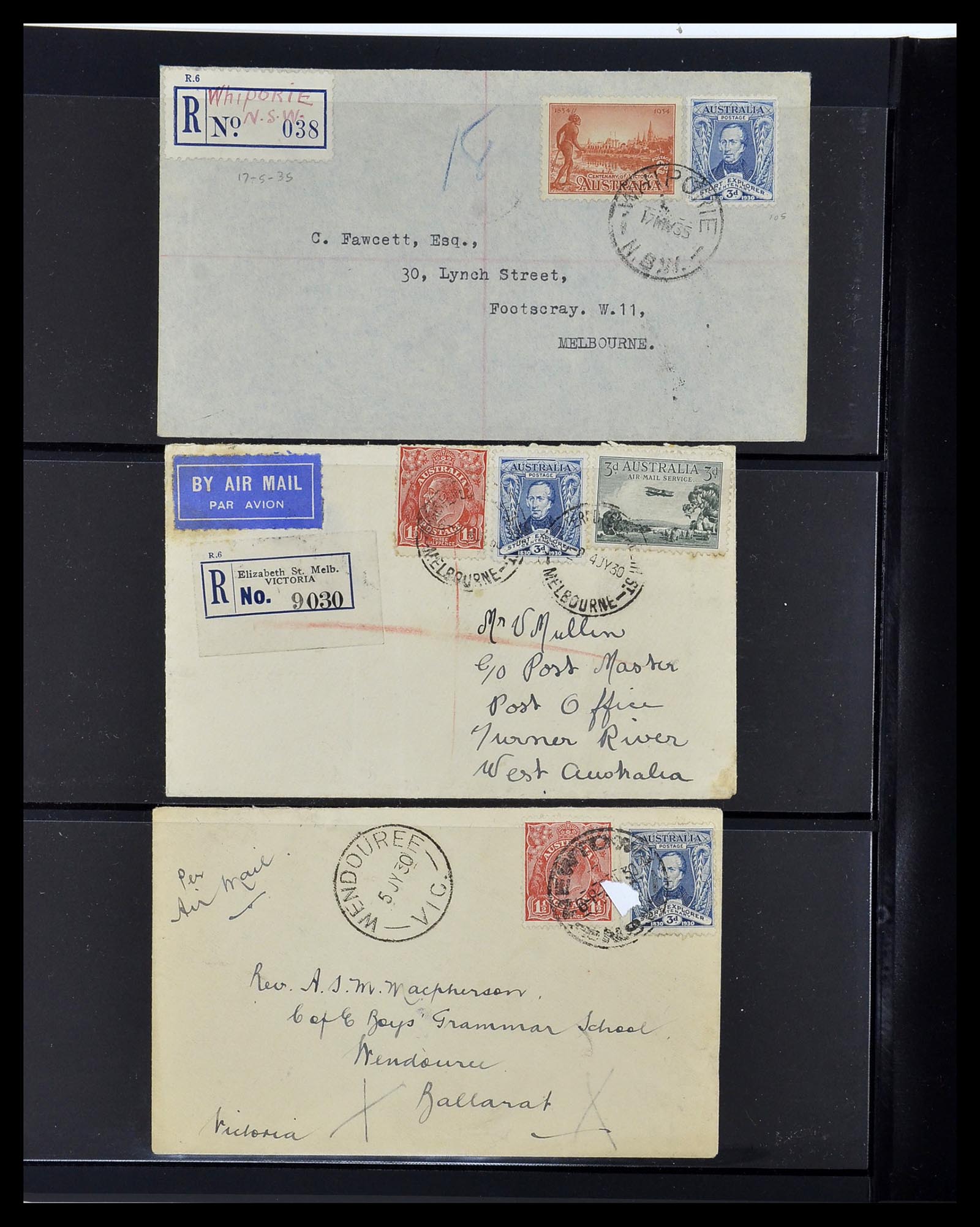 34109 006 - Stamp collection 34109 Australia 1930.