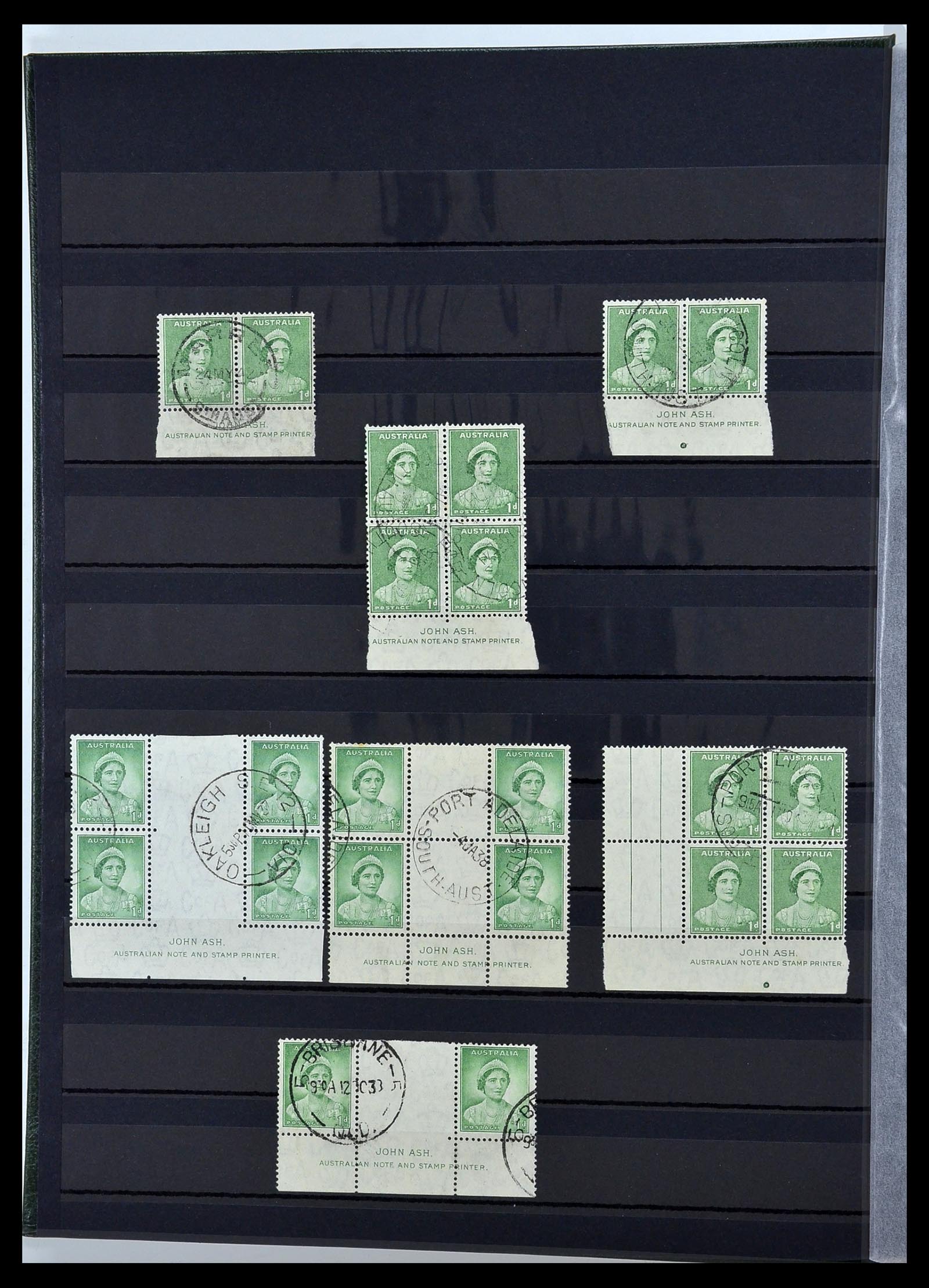 34110 002 - Stamp collection 34110 Australia 1937-1944.
