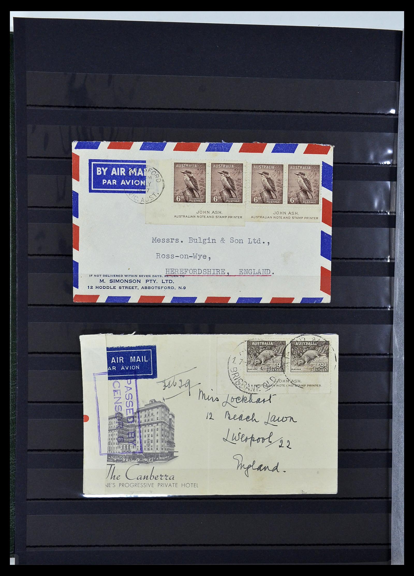 34110 016 - Stamp collection 34110 Australia 1937-1944.