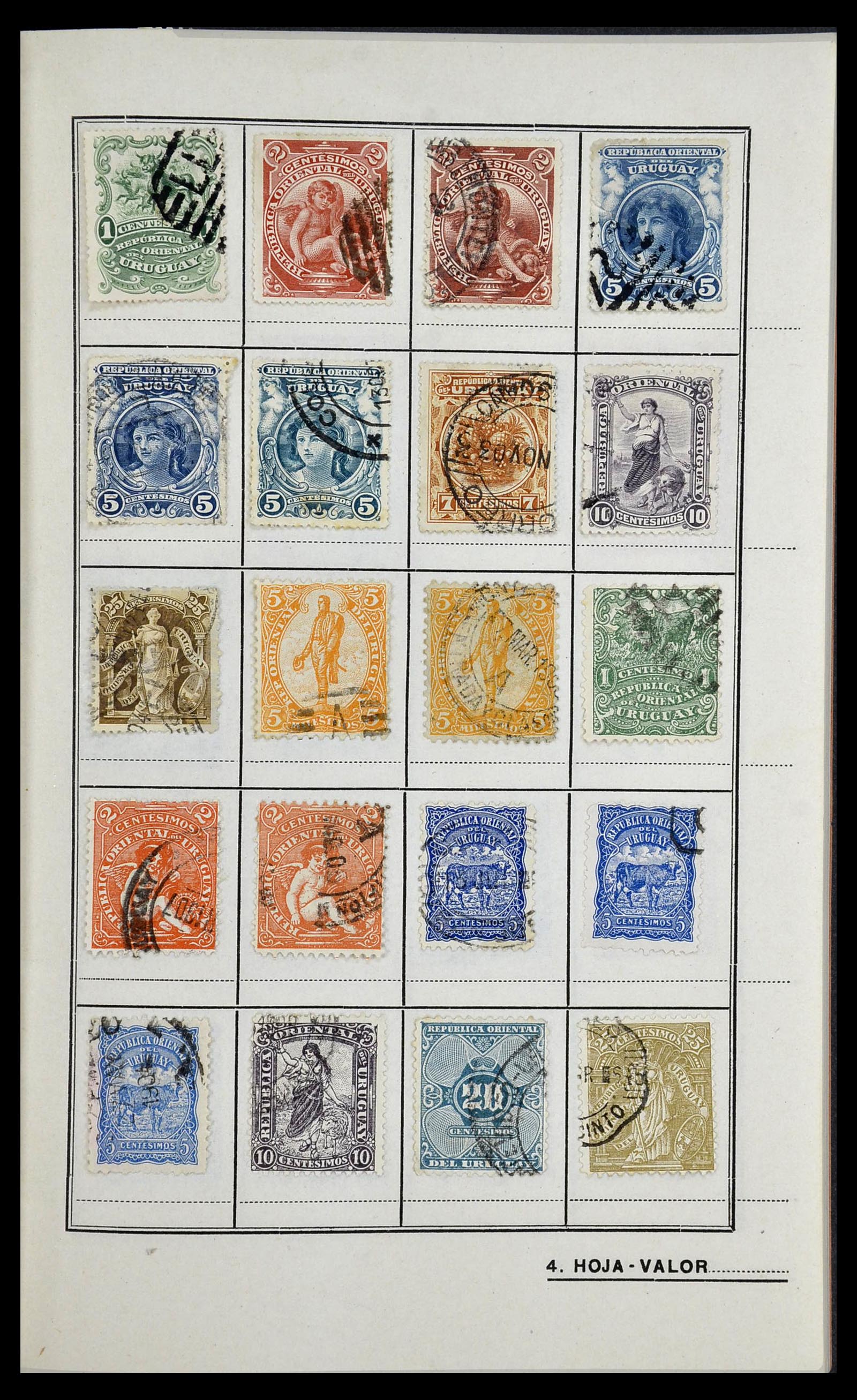 34115 009 - Stamp collection 34115 Uruguay 1856-1950.