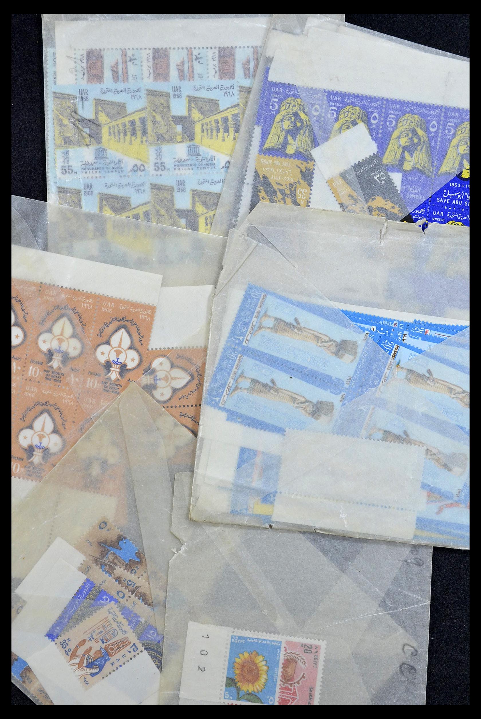 34117 003 - Postzegelverzameling 34117 Egypte 1888-1970. 34117 003 - Postzegelverzameling 34117 Egypte 1888-1970.