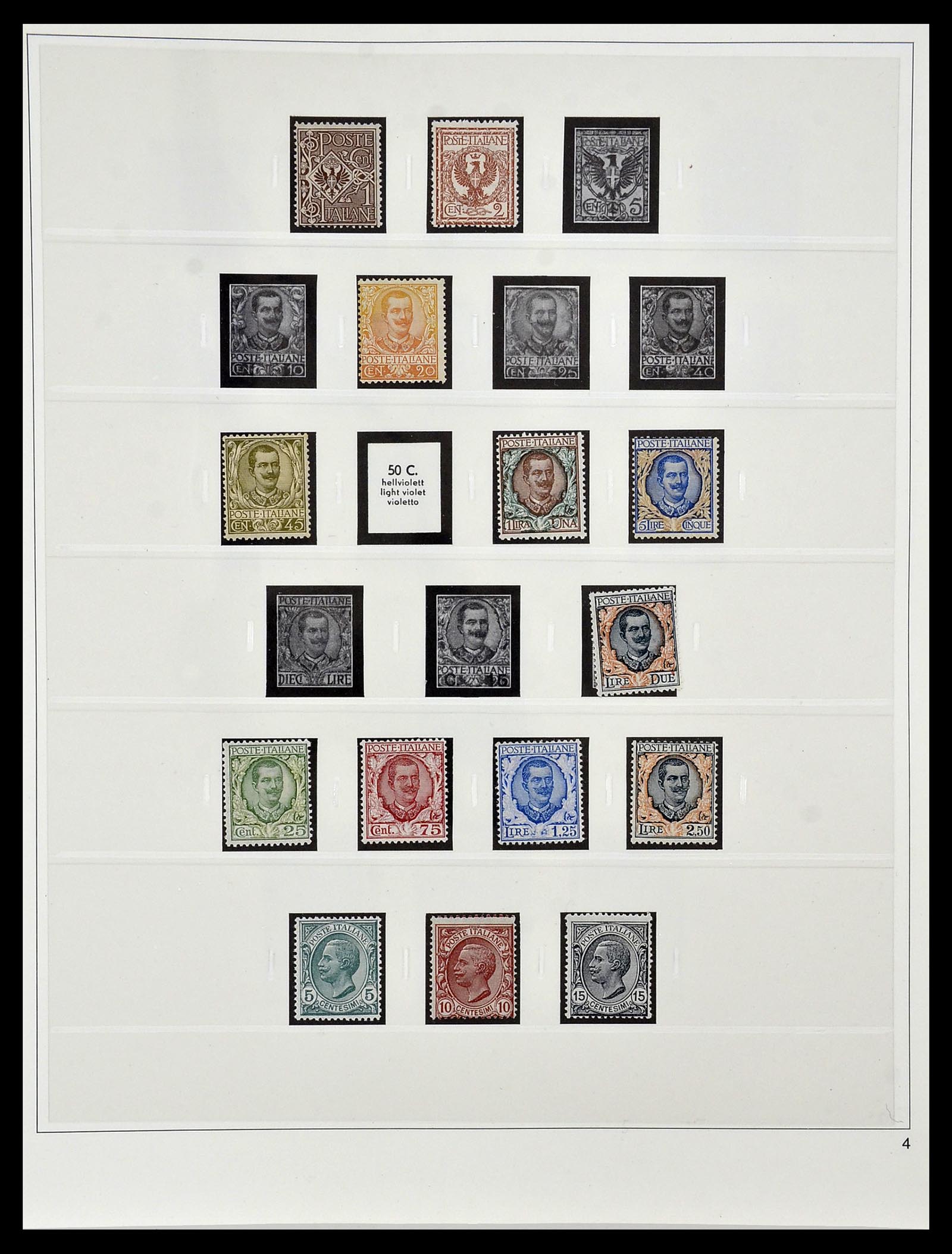 34120 003 - Postzegelverzameling 34120 Italië 1879-2006.