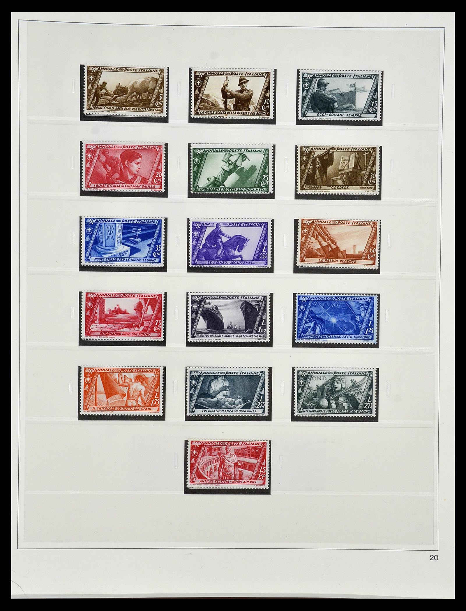 34120 019 - Postzegelverzameling 34120 Italië 1879-2006.