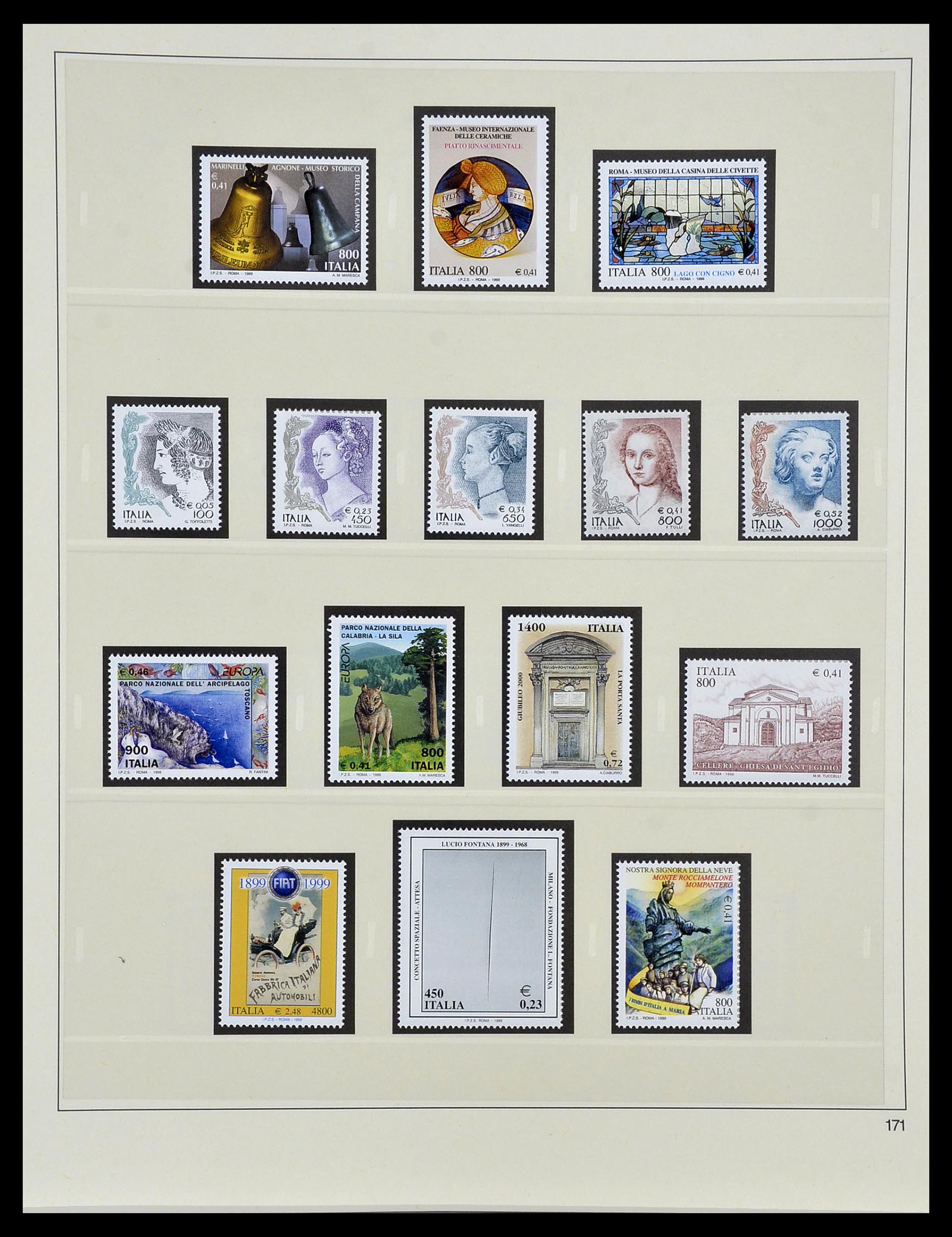 34120 222 - Stamp collection 34120 Italy 1879-2006.