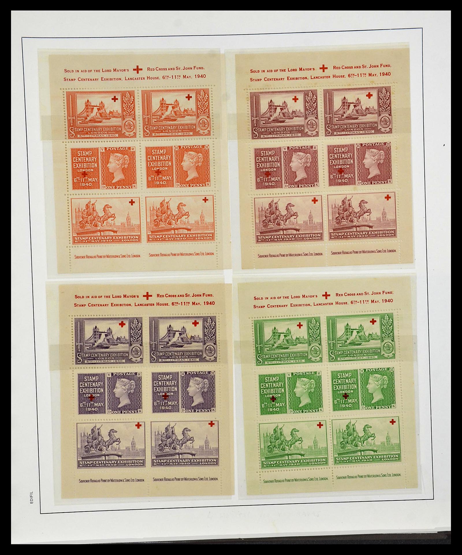 34121 038 - Postzegelverzameling 34121 Engeland 1935-1999.