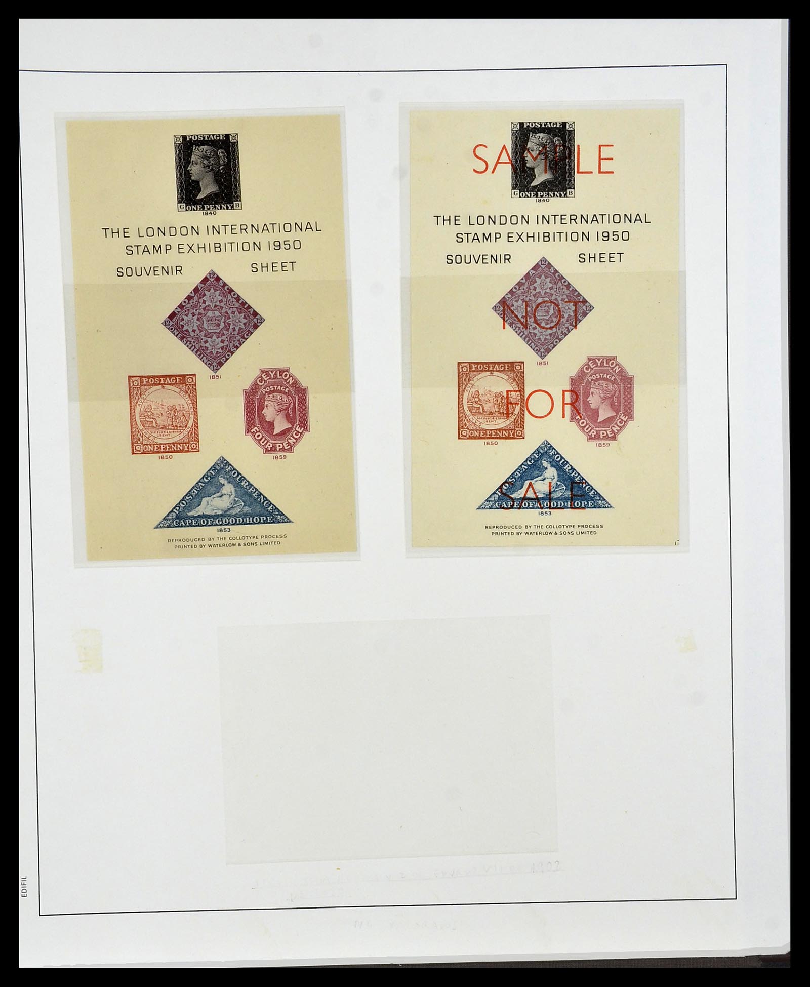 34121 040 - Postzegelverzameling 34121 Engeland 1935-1999.