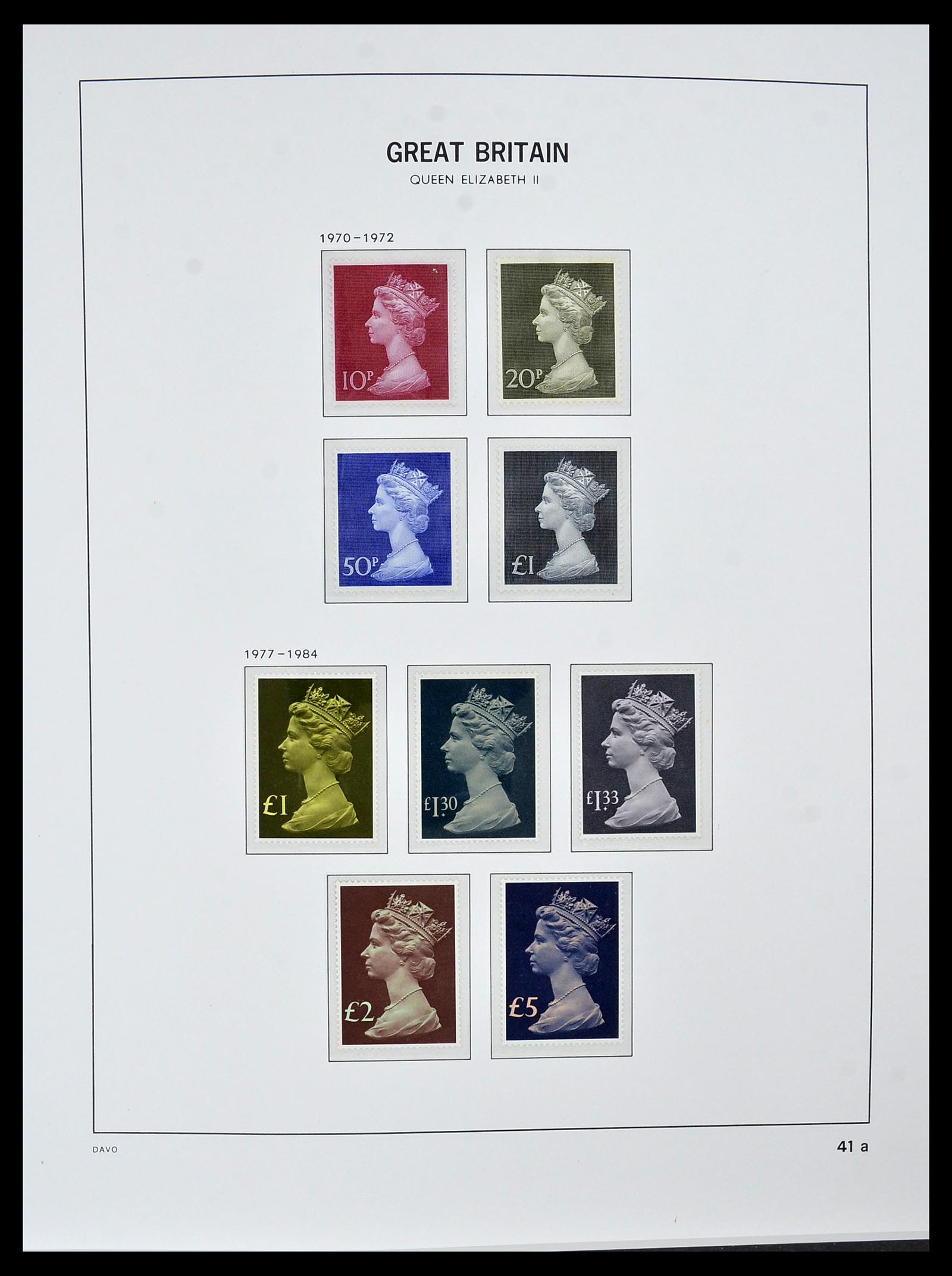 34121 066 - Stamp collection 34121 Great Britain 1935-1999.