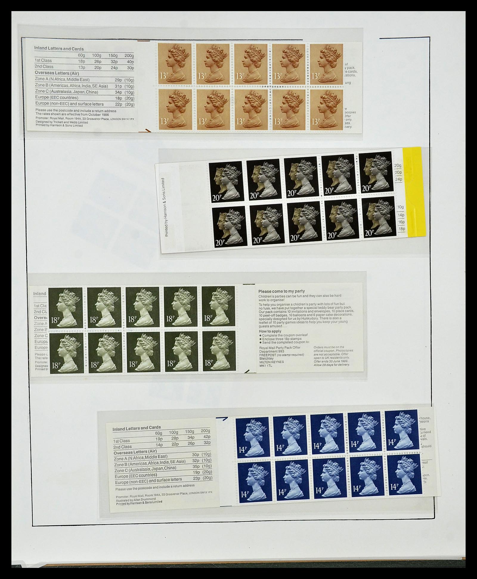 34121 282 - Stamp collection 34121 Great Britain 1935-1999.