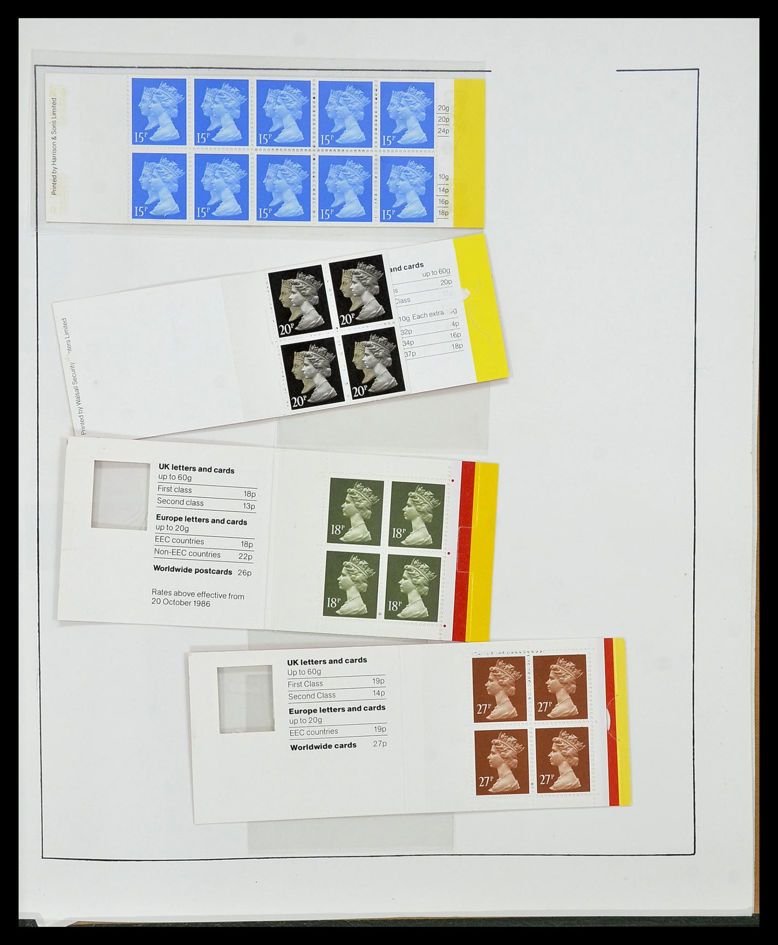 34121 283 - Stamp collection 34121 Great Britain 1935-1999.