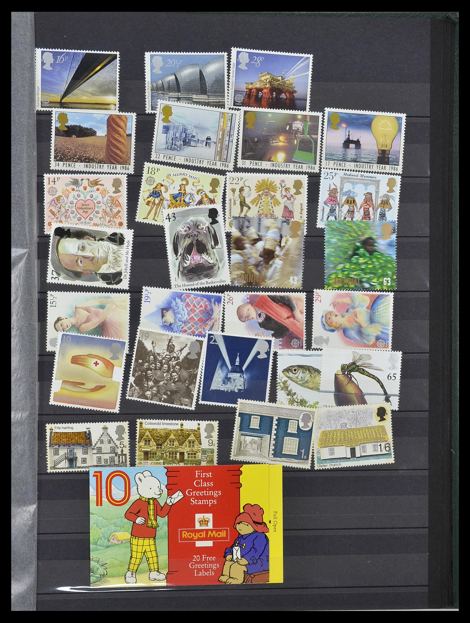 34121 303 - Postzegelverzameling 34121 Engeland 1935-1999.