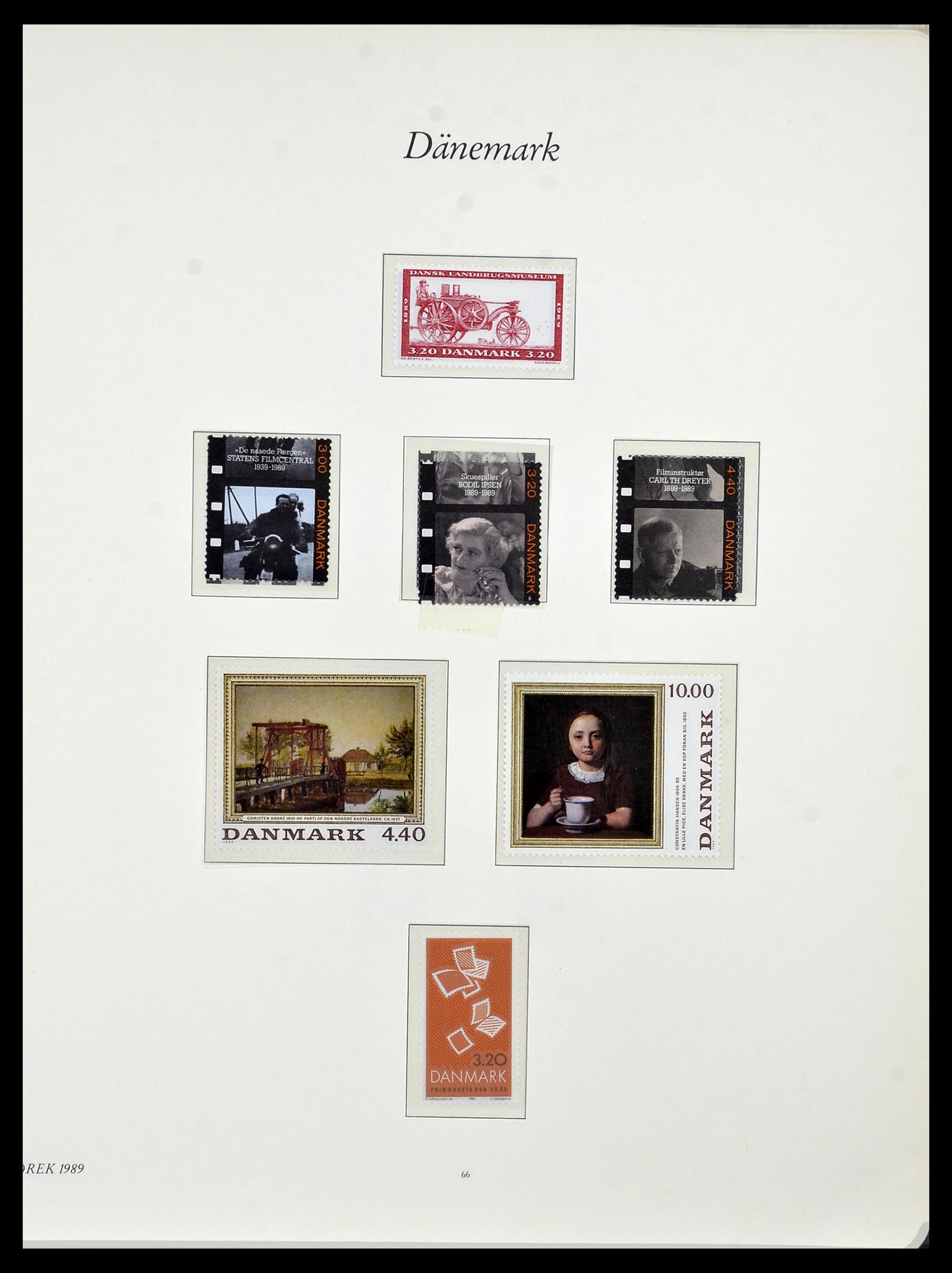 34122 048 - Postzegelverzameling 34122 Denemarken 1960-2001.