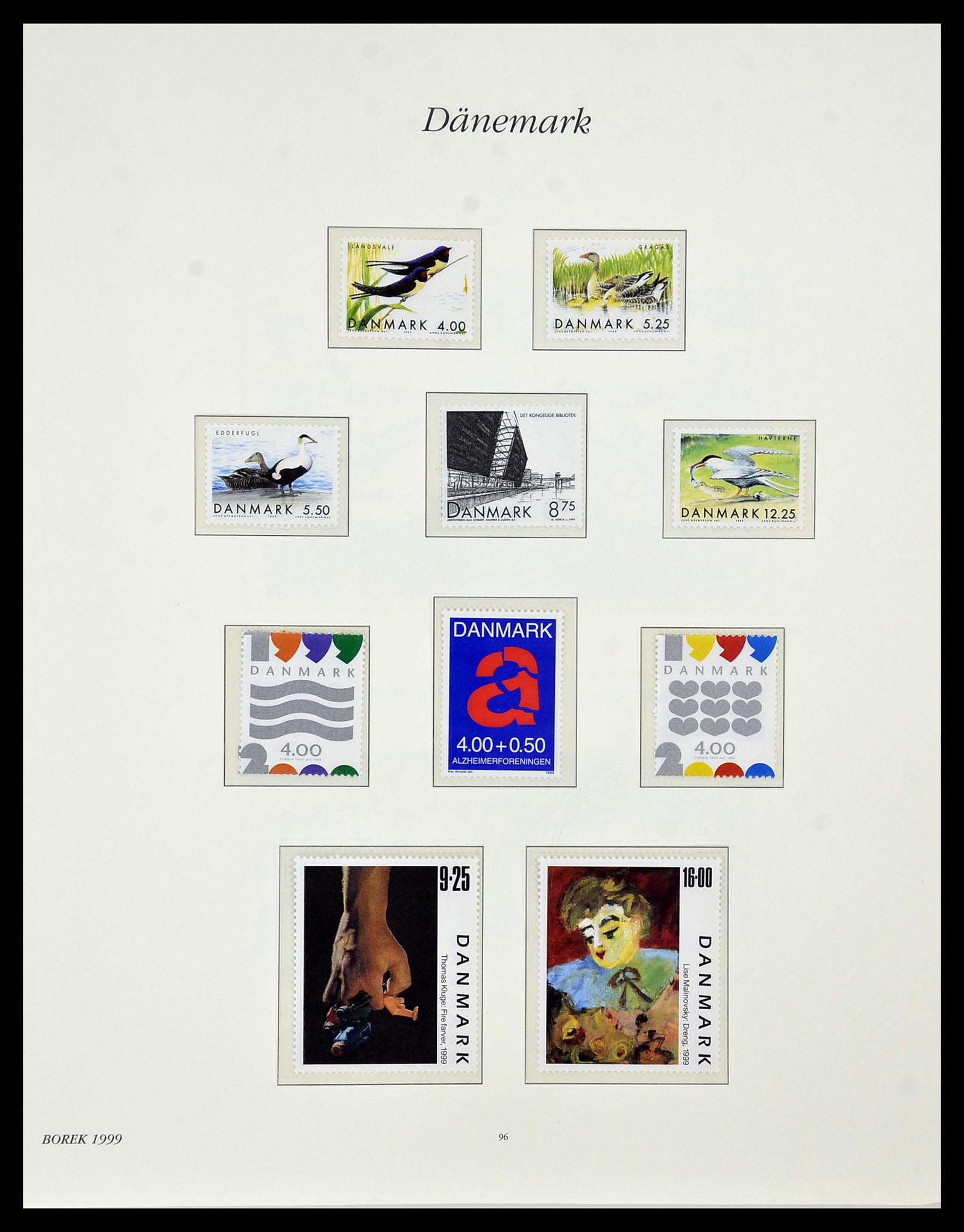 34122 069 - Stamp collection 34122 Denmark 1960-2001.