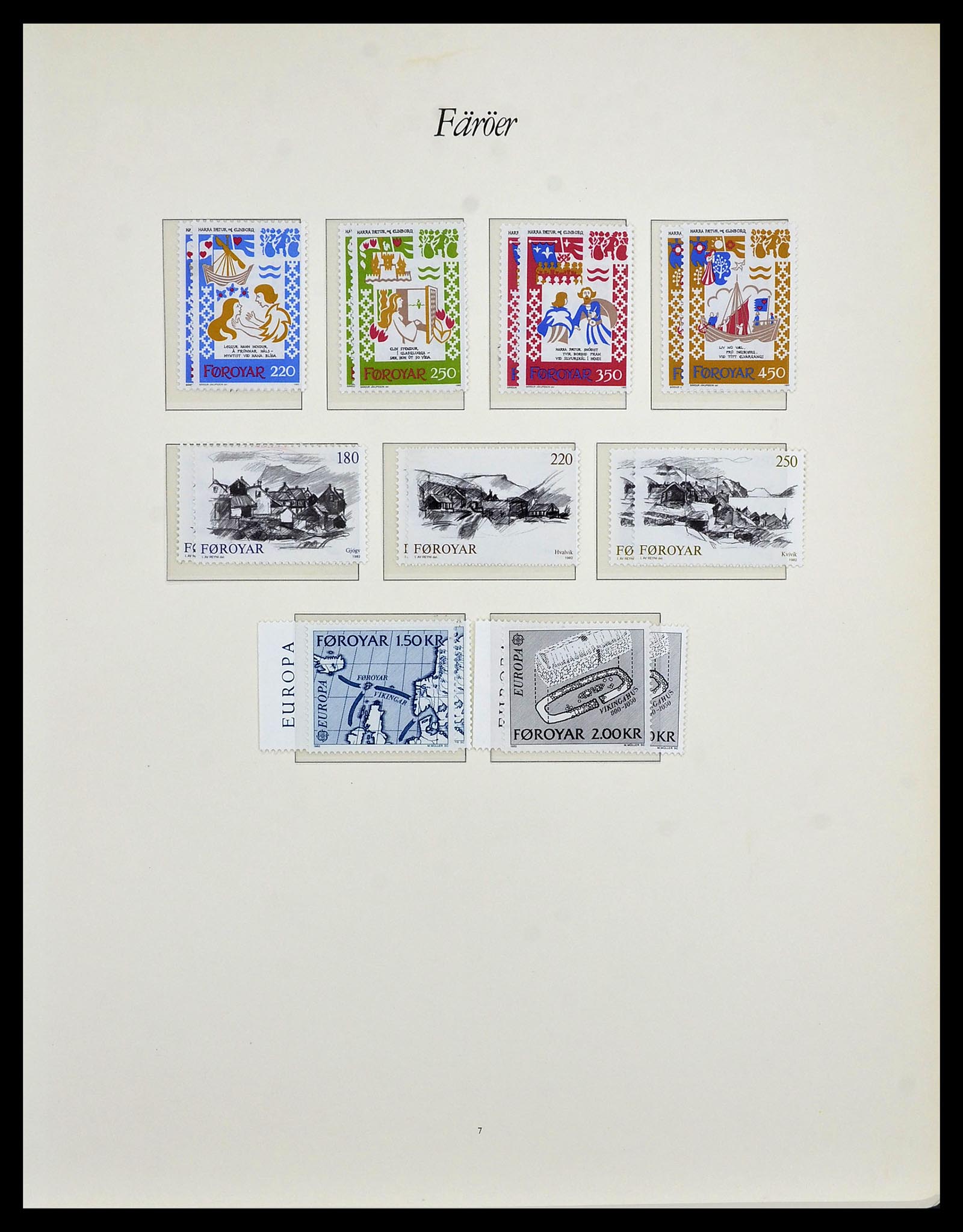 34122 087 - Stamp collection 34122 Denmark 1960-2001.