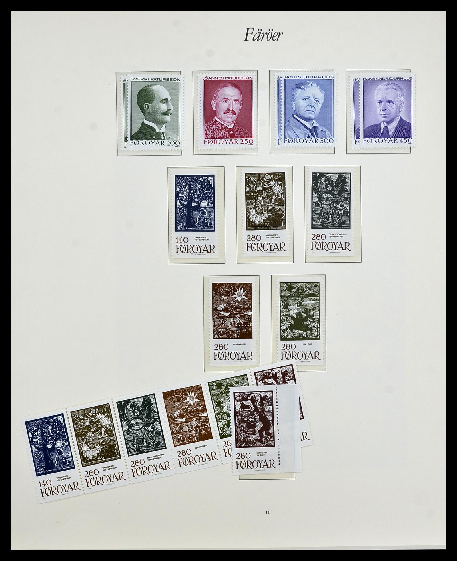 34122 095 - Stamp collection 34122 Denmark 1960-2001.