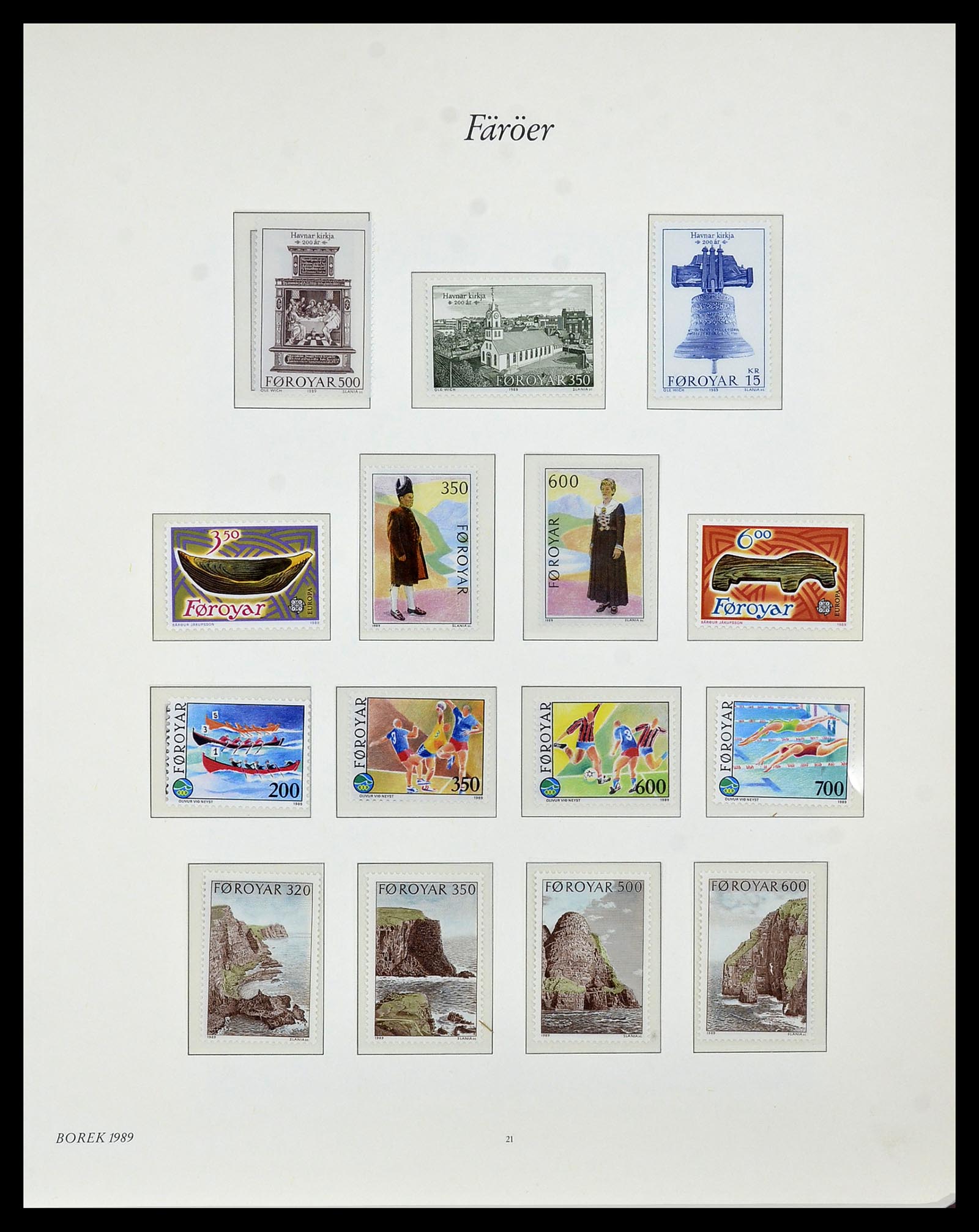 34122 114 - Stamp collection 34122 Denmark 1960-2001.