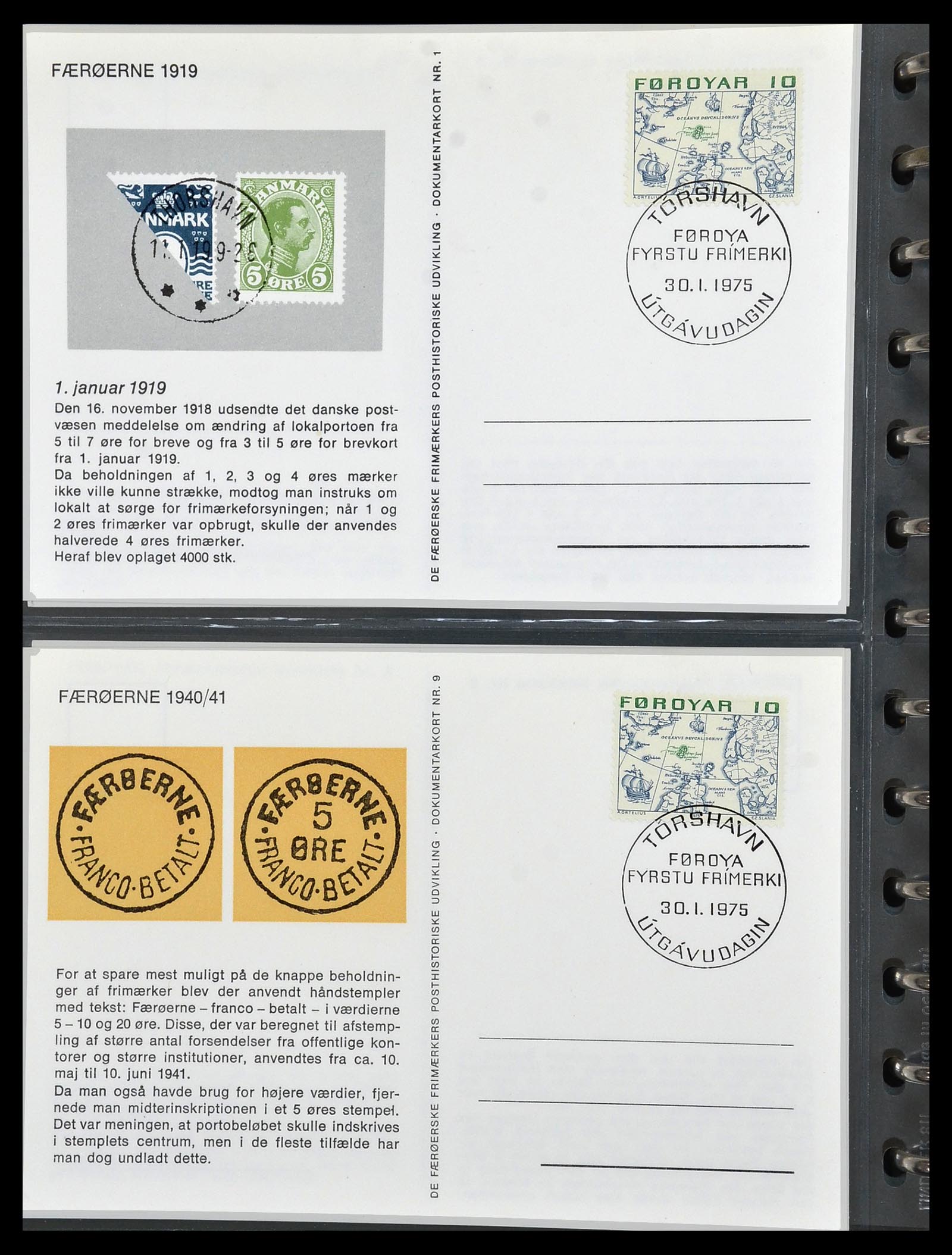 34122 195 - Stamp collection 34122 Denmark 1960-2001.