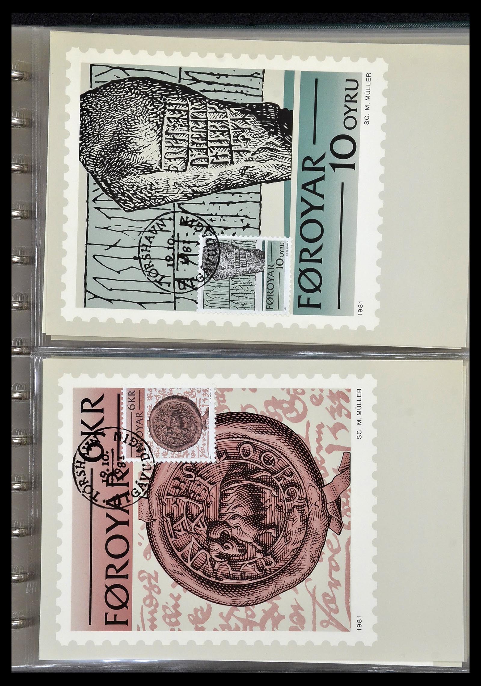 34122 200 - Stamp collection 34122 Denmark 1960-2001.