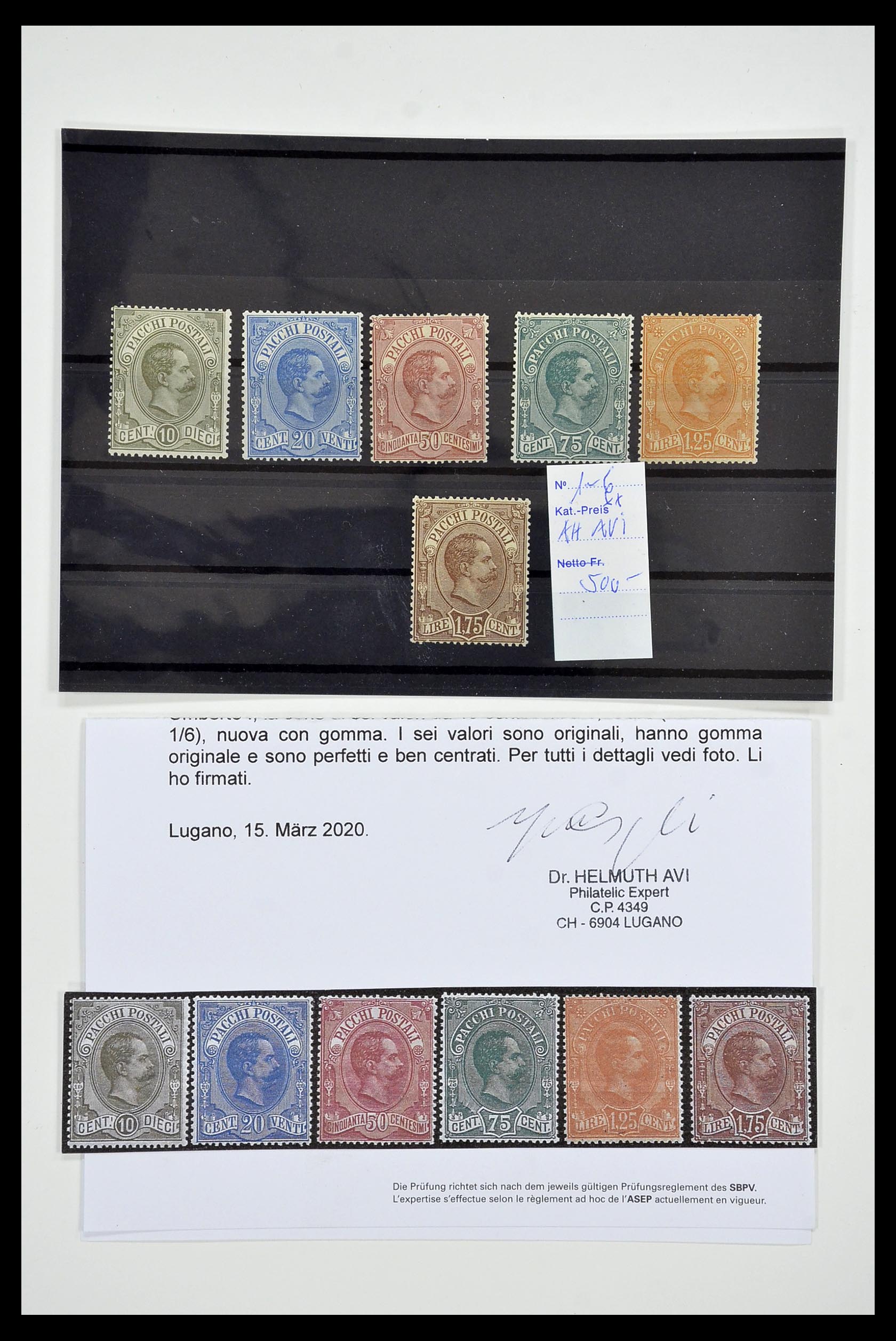 34130 004 - Postzegelverzameling 34130 Italië 1851-1950.