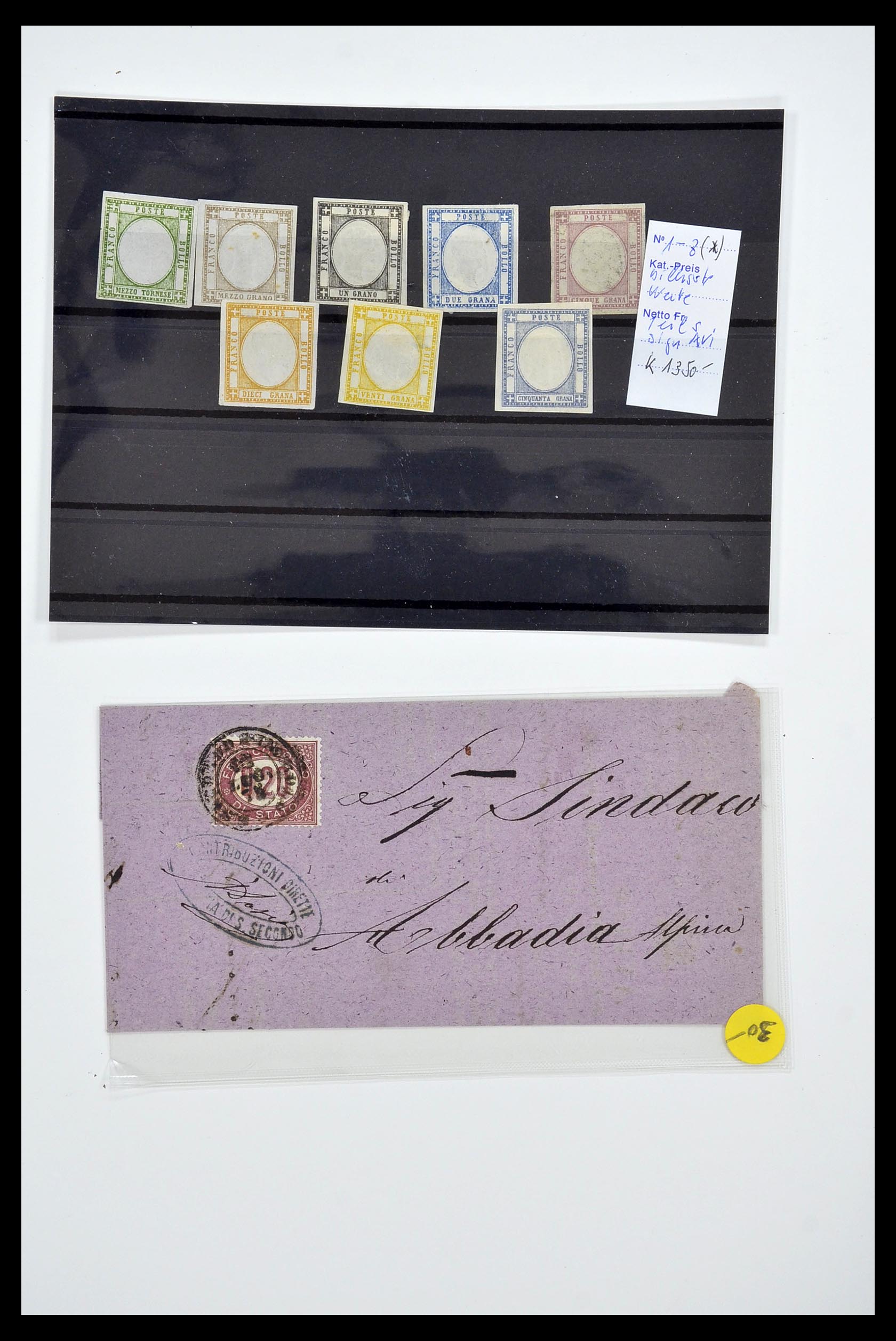 34130 007 - Postzegelverzameling 34130 Italië 1851-1950.