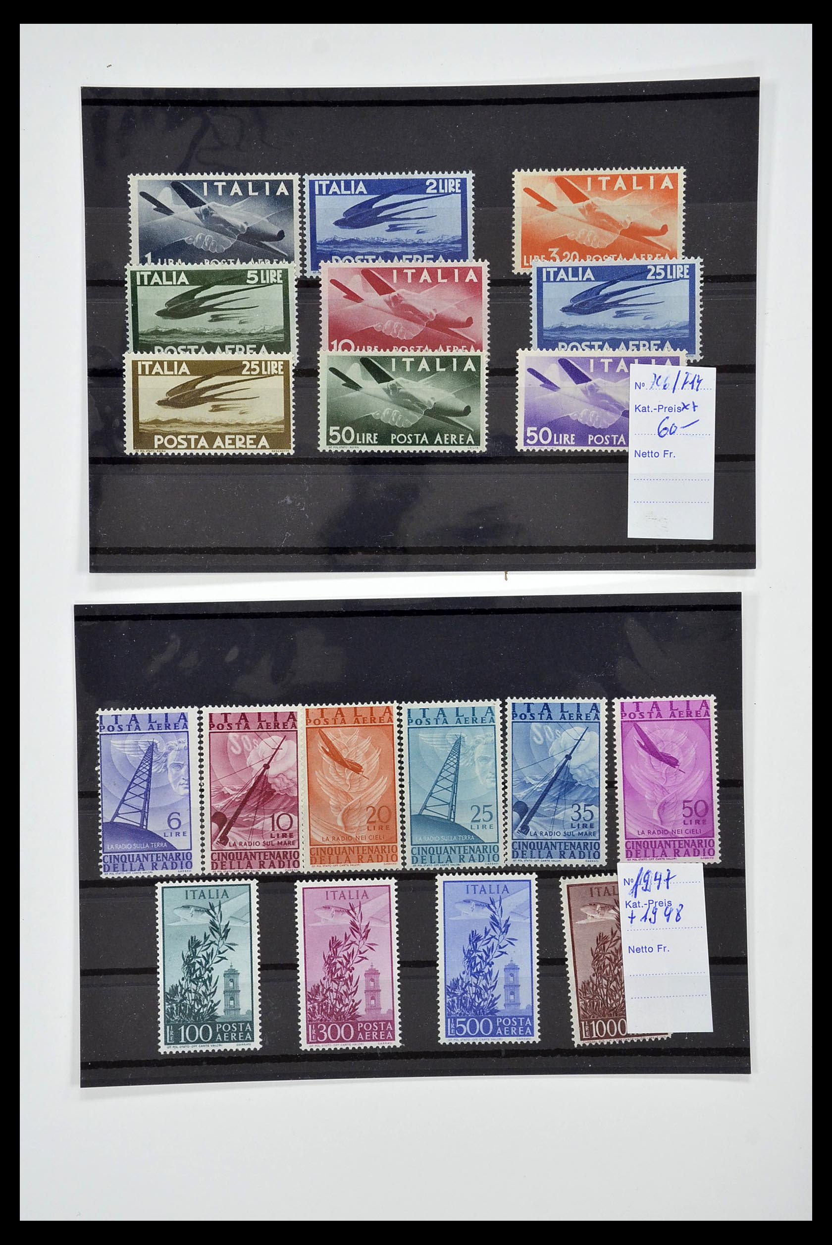 34130 013 - Postzegelverzameling 34130 Italië 1851-1950.