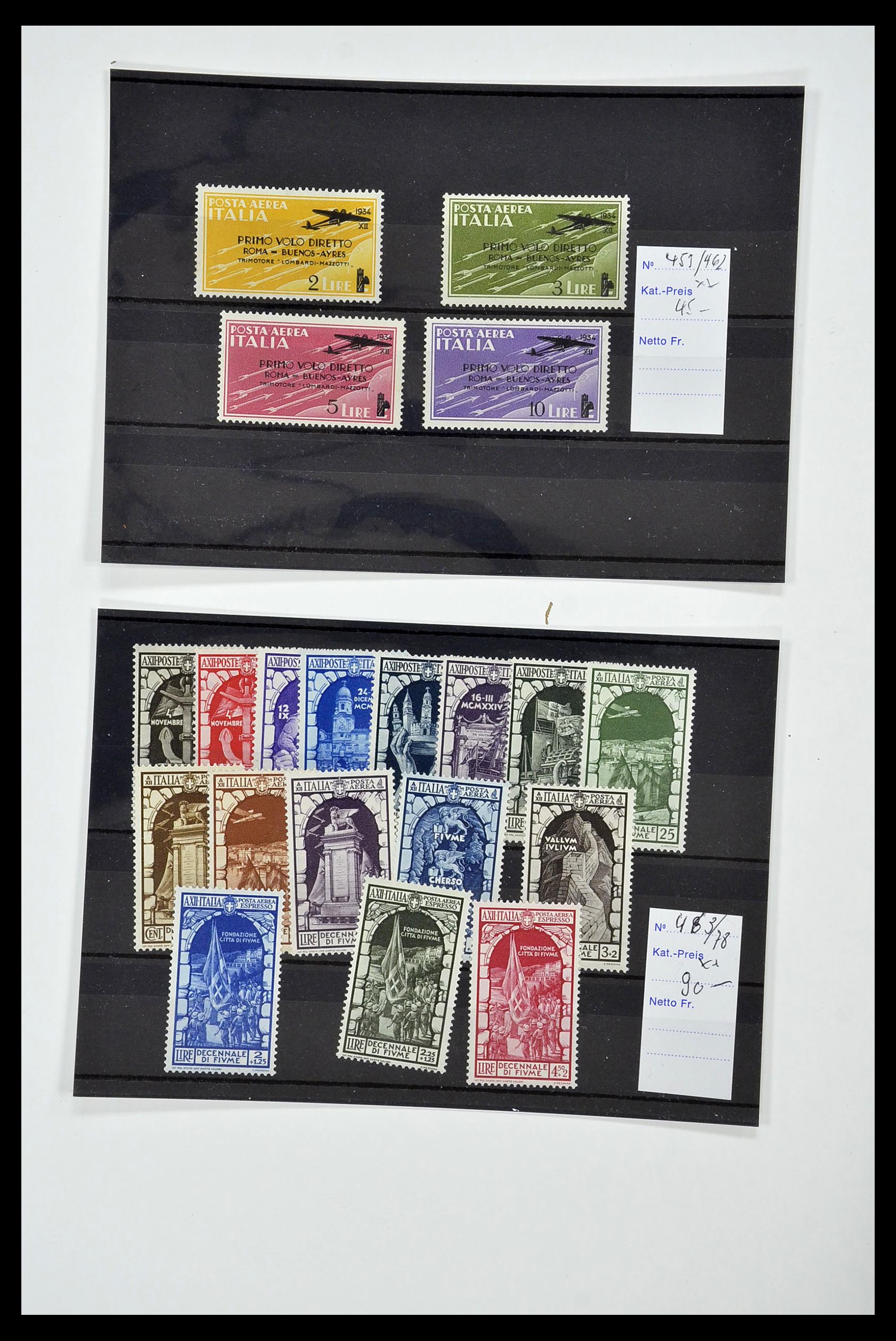 34130 025 - Postzegelverzameling 34130 Italië 1851-1950.