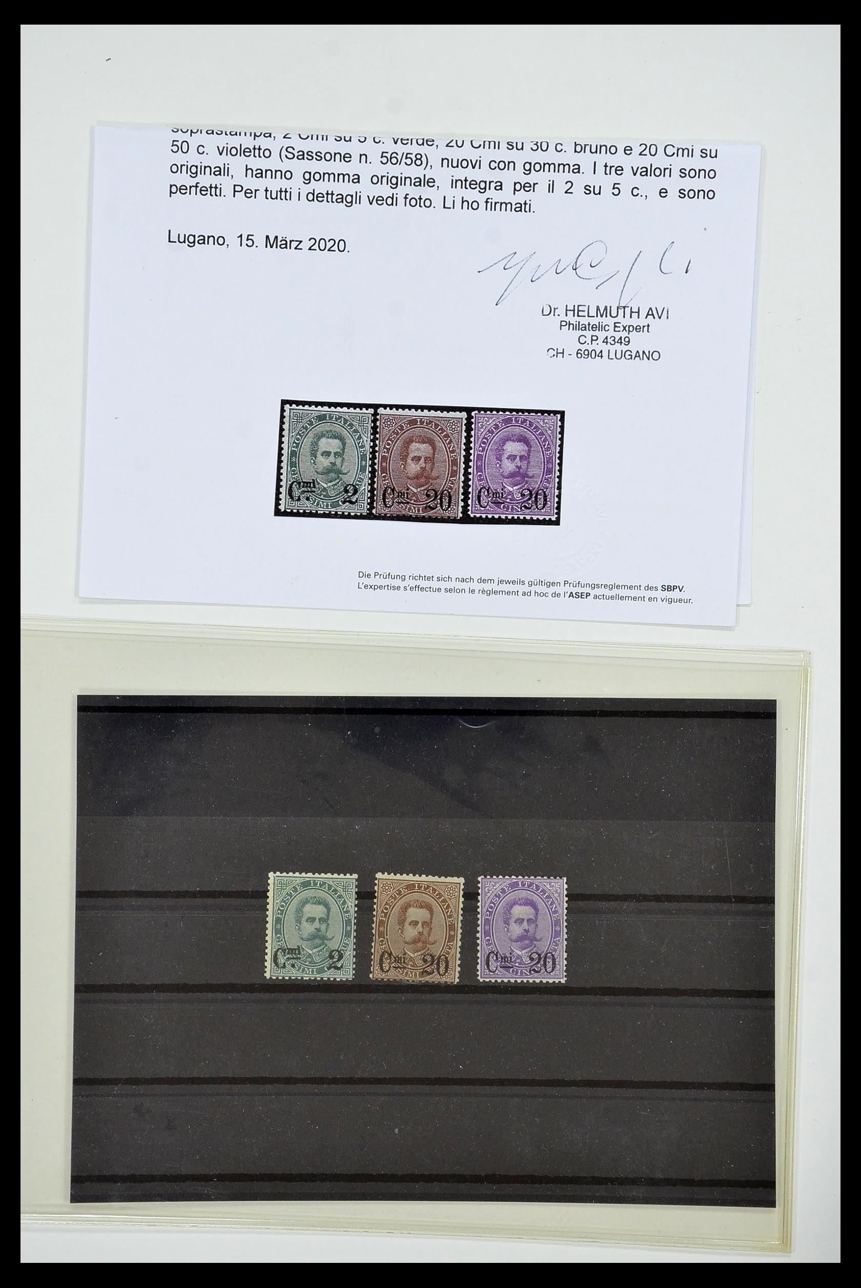 34130 027 - Postzegelverzameling 34130 Italië 1851-1950.