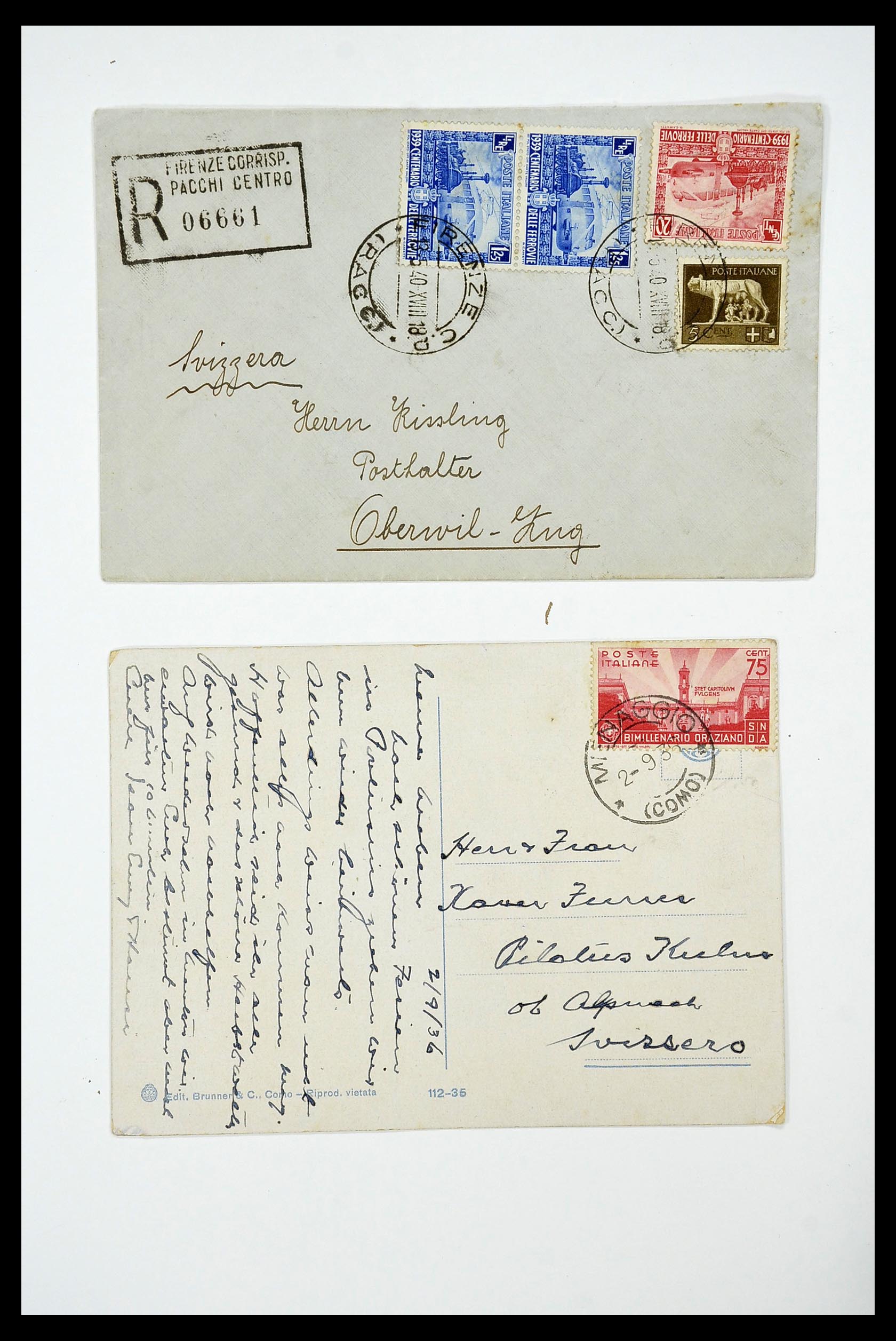 34130 029 - Postzegelverzameling 34130 Italië 1851-1950.