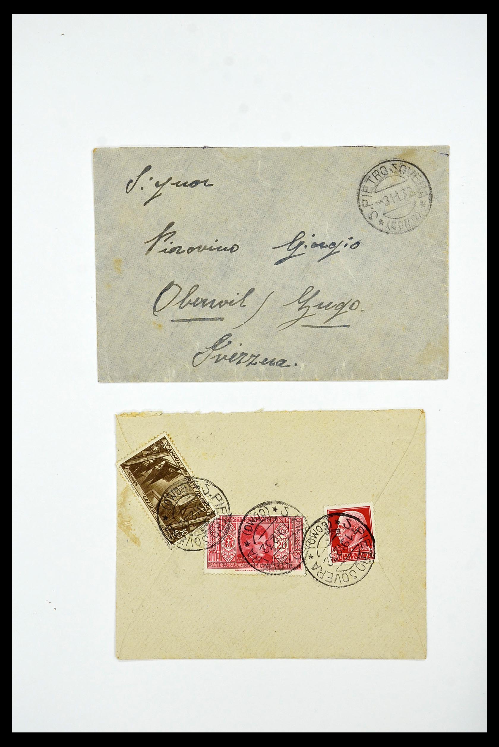 34130 032 - Postzegelverzameling 34130 Italië 1851-1950.