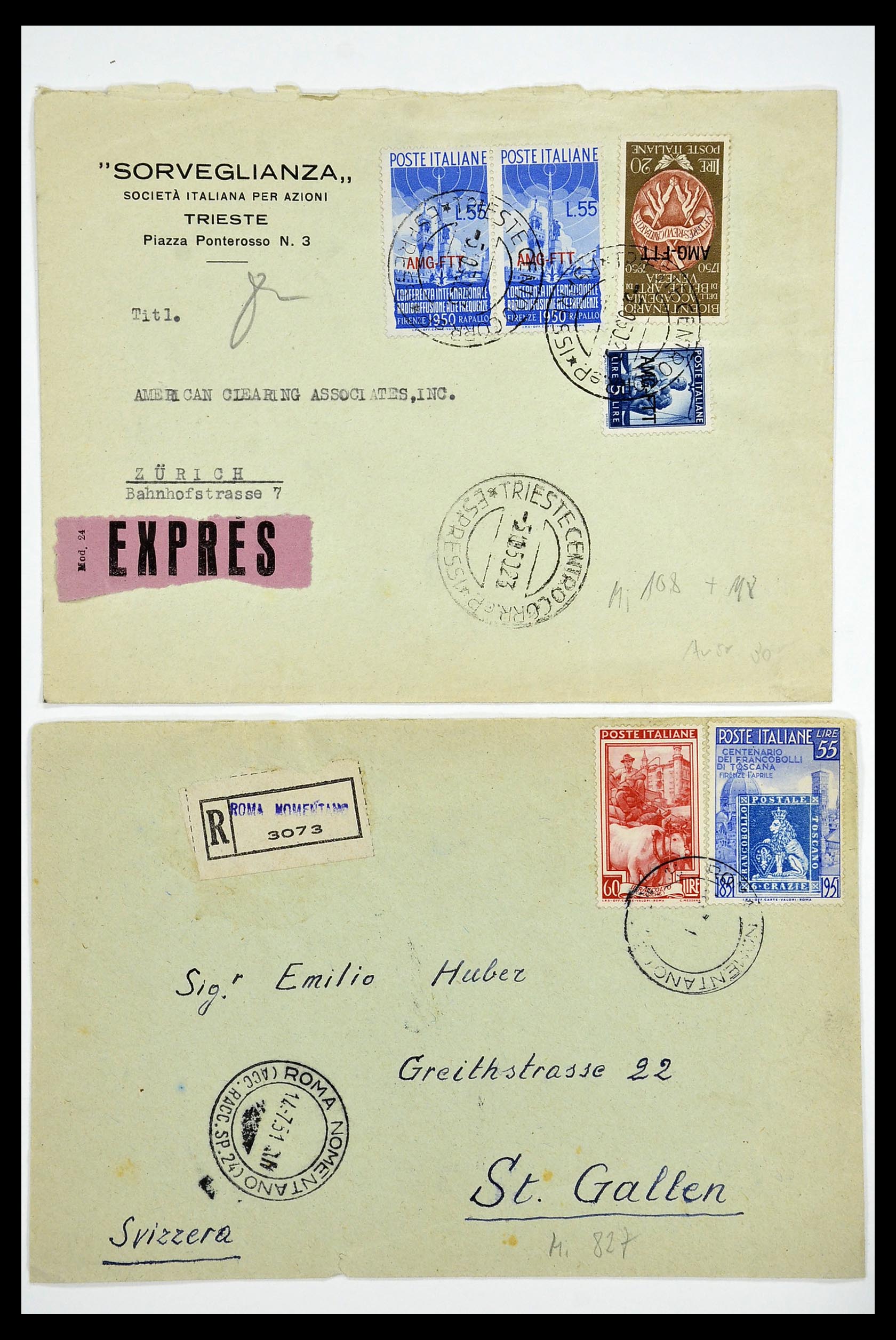 34130 033 - Postzegelverzameling 34130 Italië 1851-1950.
