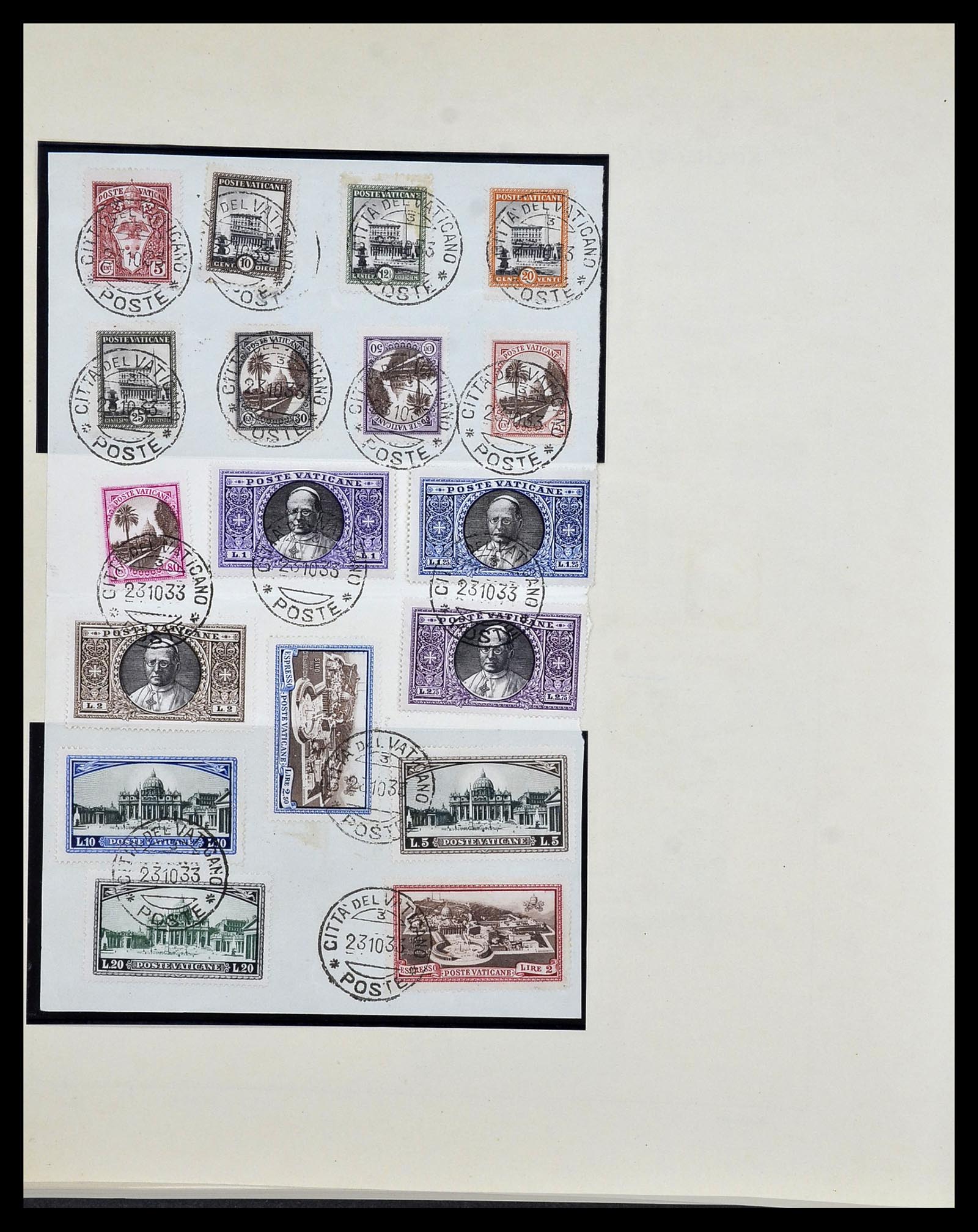 34131 003 - Postzegelverzameling 34131 Vaticaan 1852(!)-1974.