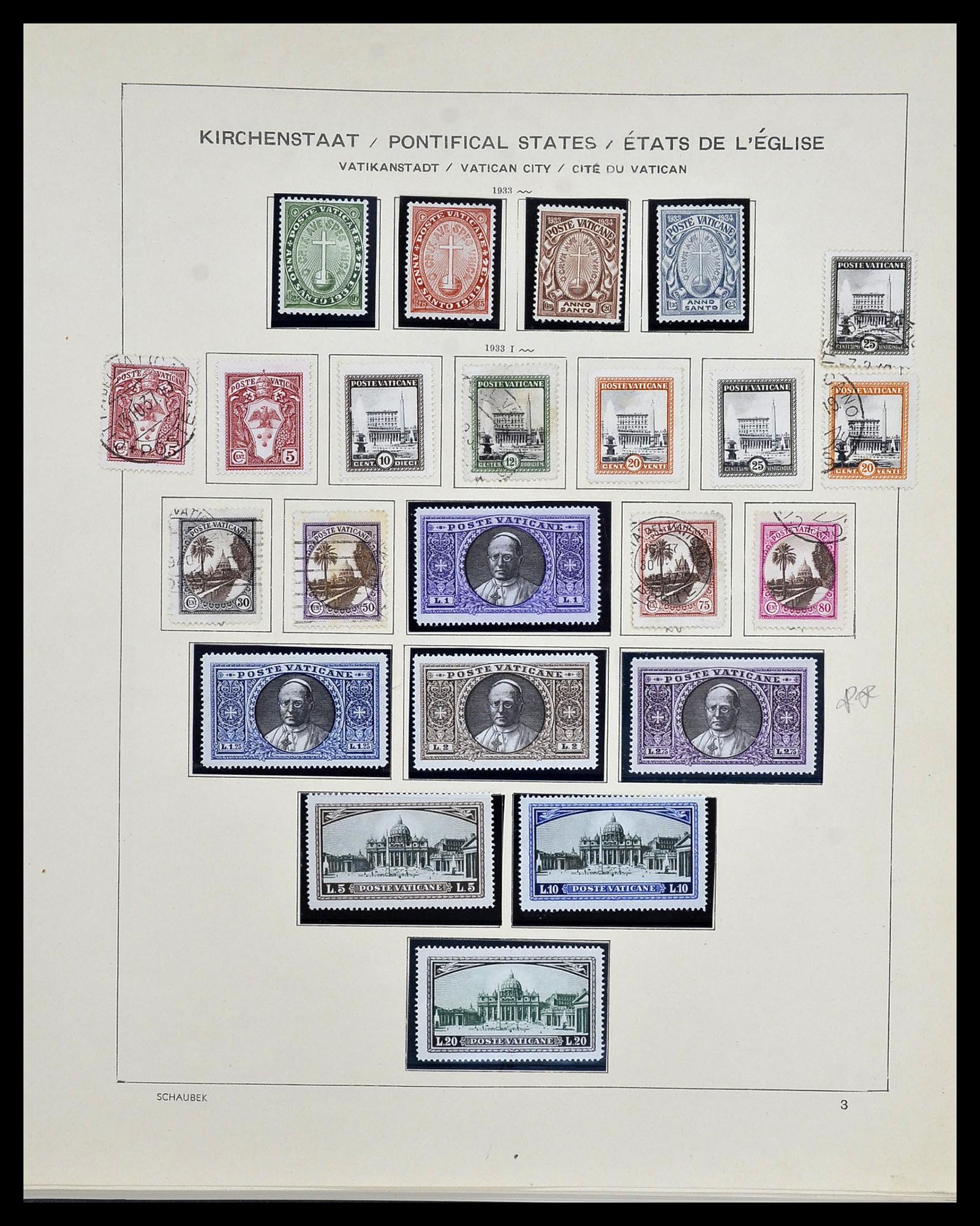 34131 004 - Postzegelverzameling 34131 Vaticaan 1852(!)-1974.