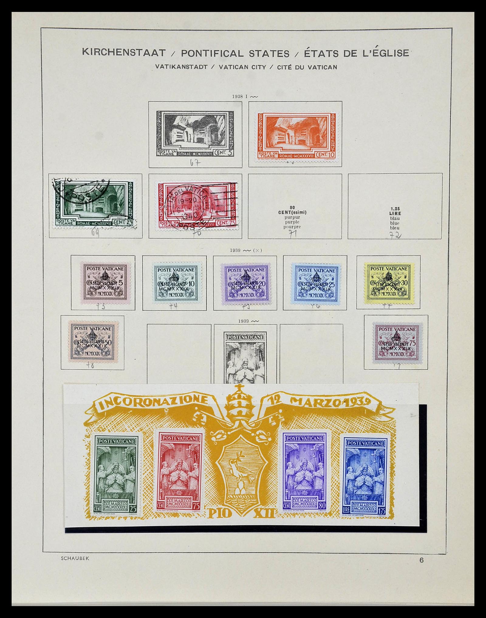 34131 007 - Postzegelverzameling 34131 Vaticaan 1852(!)-1974.