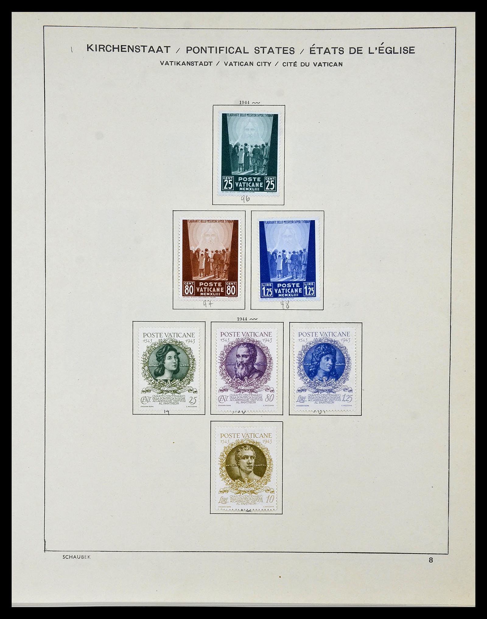 34131 009 - Postzegelverzameling 34131 Vaticaan 1852(!)-1974.