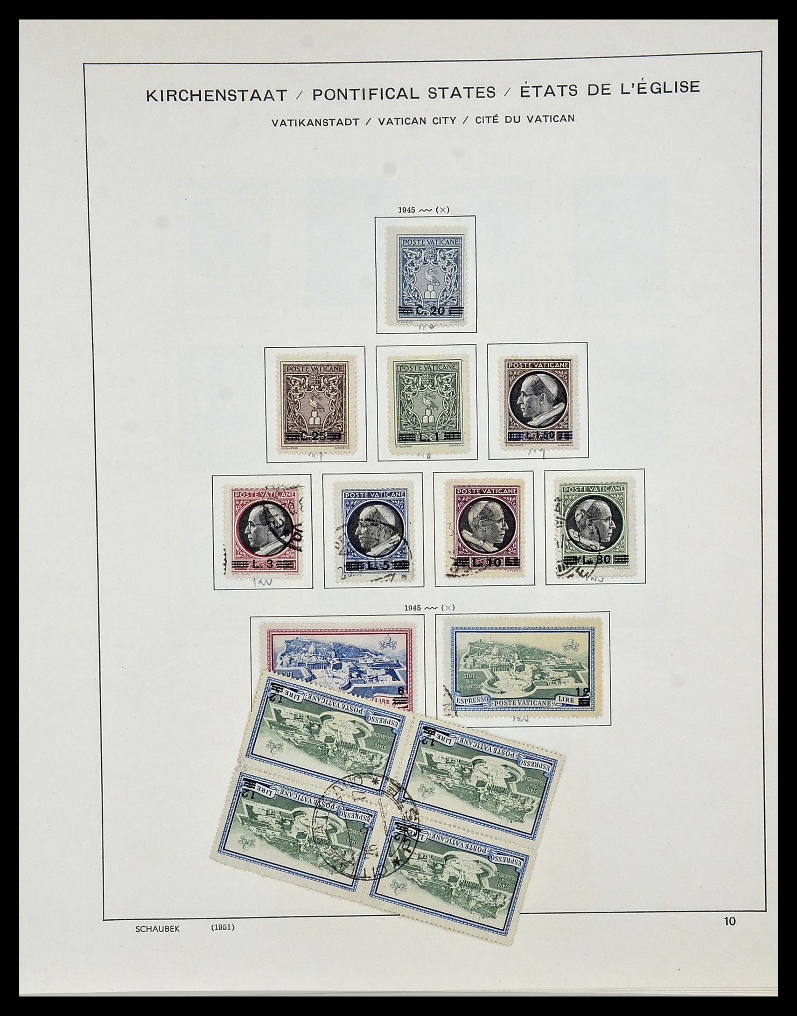 34131 011 - Stamp collection 34131 Vatican 1852(!)-1974.