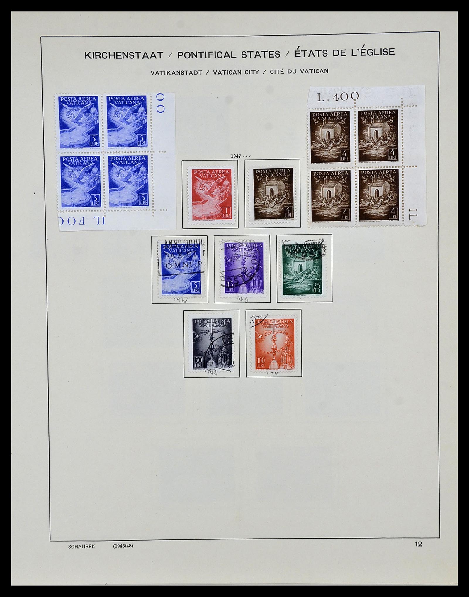34131 013 - Postzegelverzameling 34131 Vaticaan 1852(!)-1974.