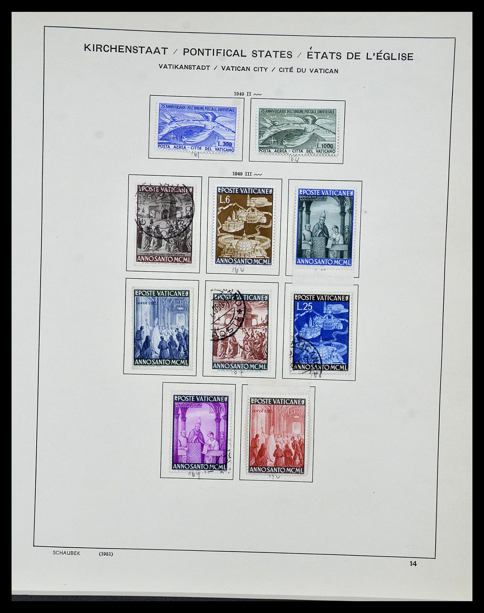 34131 015 - Stamp collection 34131 Vatican 1852(!)-1974.