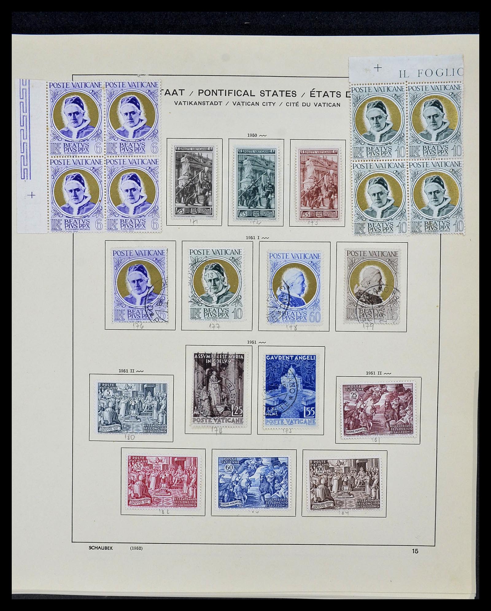 34131 016 - Postzegelverzameling 34131 Vaticaan 1852(!)-1974.