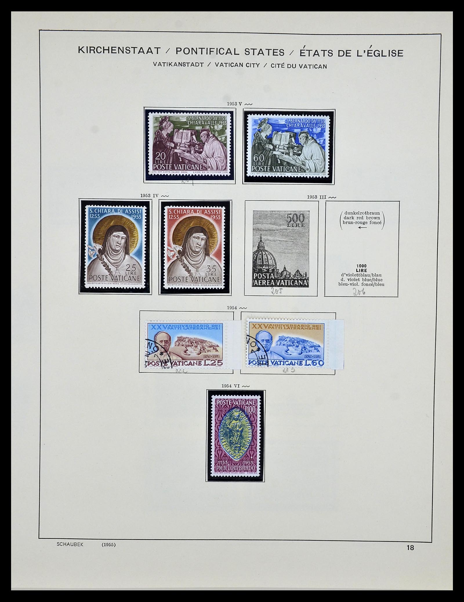 34131 019 - Stamp collection 34131 Vatican 1852(!)-1974.