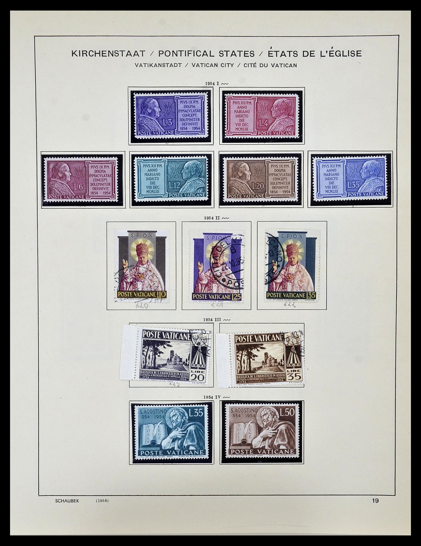34131 020 - Stamp collection 34131 Vatican 1852(!)-1974.