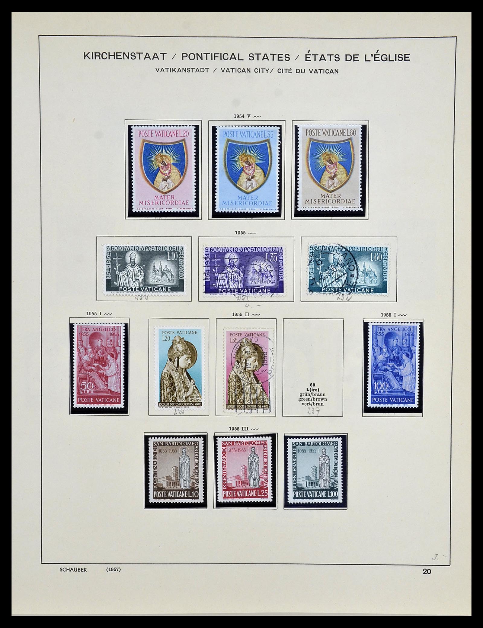 34131 021 - Postzegelverzameling 34131 Vaticaan 1852(!)-1974.