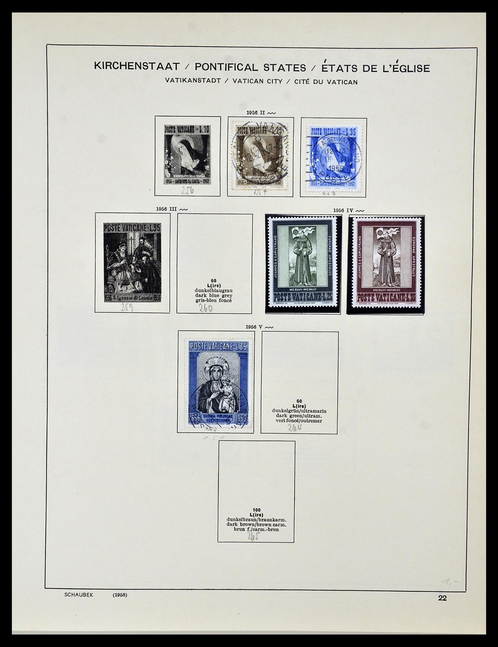 34131 023 - Stamp collection 34131 Vatican 1852(!)-1974.