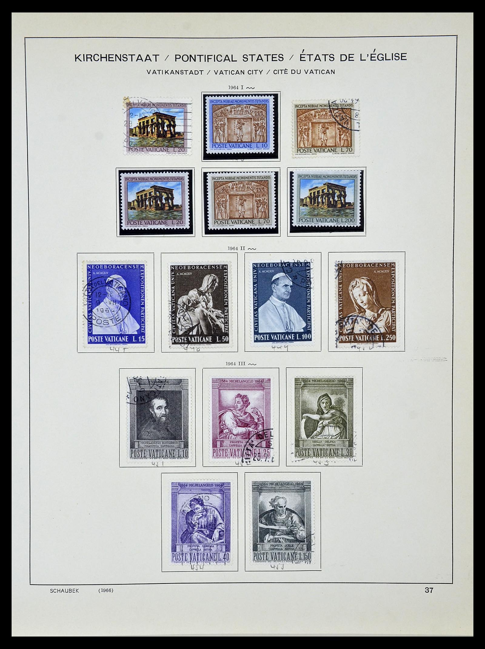 34131 039 - Postzegelverzameling 34131 Vaticaan 1852(!)-1974.