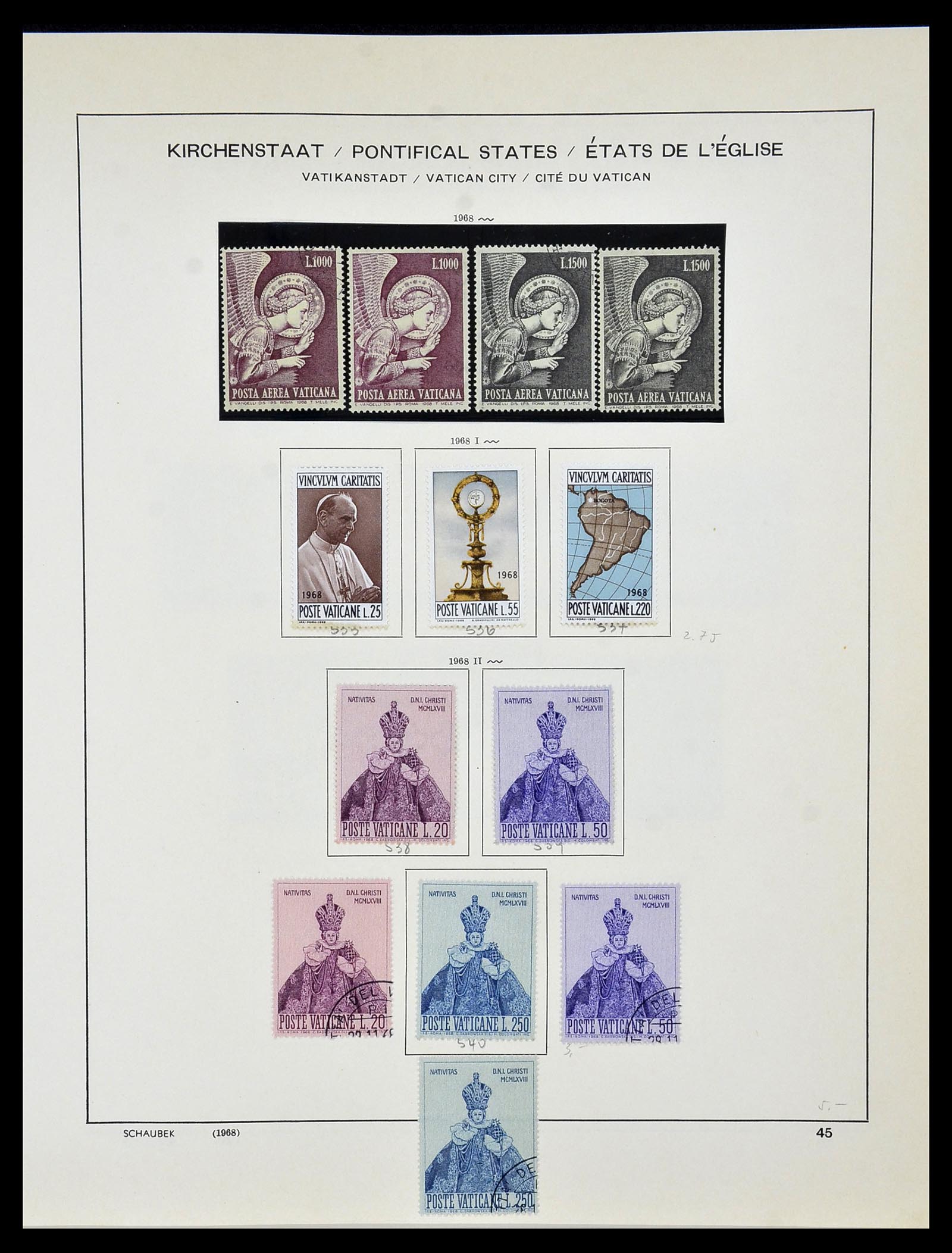 34131 048 - Stamp collection 34131 Vatican 1852(!)-1974.